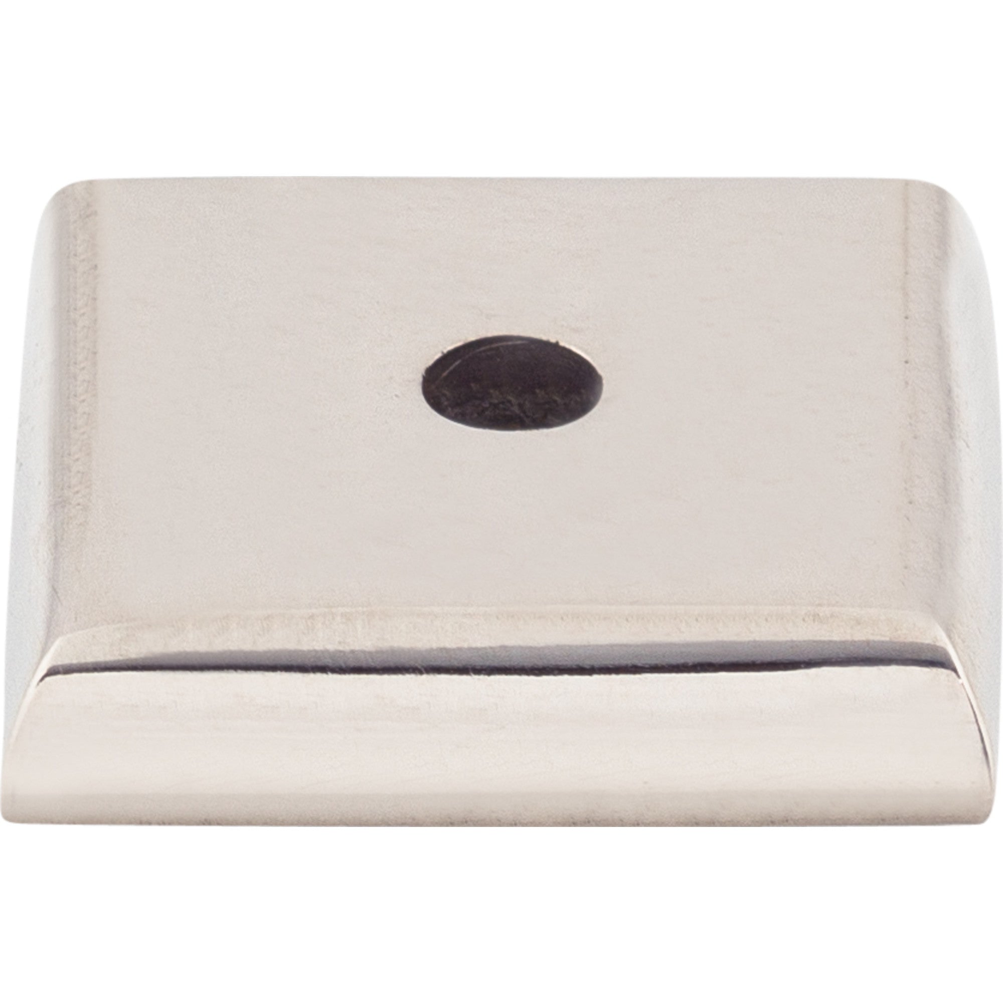 Aspen II Square Backplate 7/8 Inch Polished Nickel | KitchBath