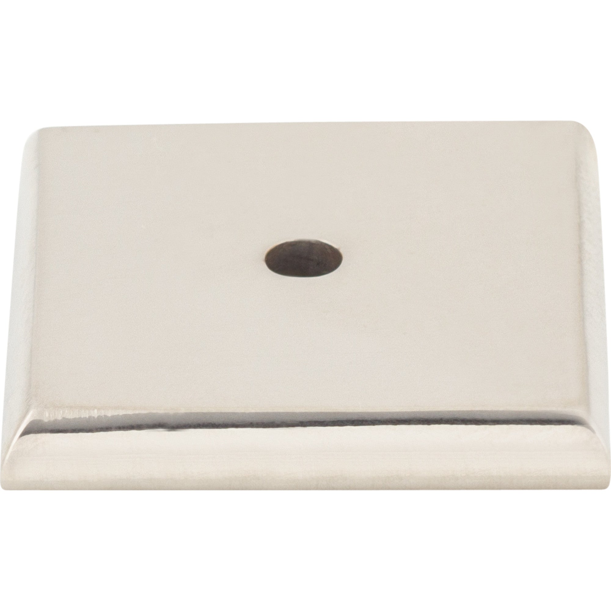 Aspen II Square Backplate 1 1/4 Inch Polished Nickel | KitchBath