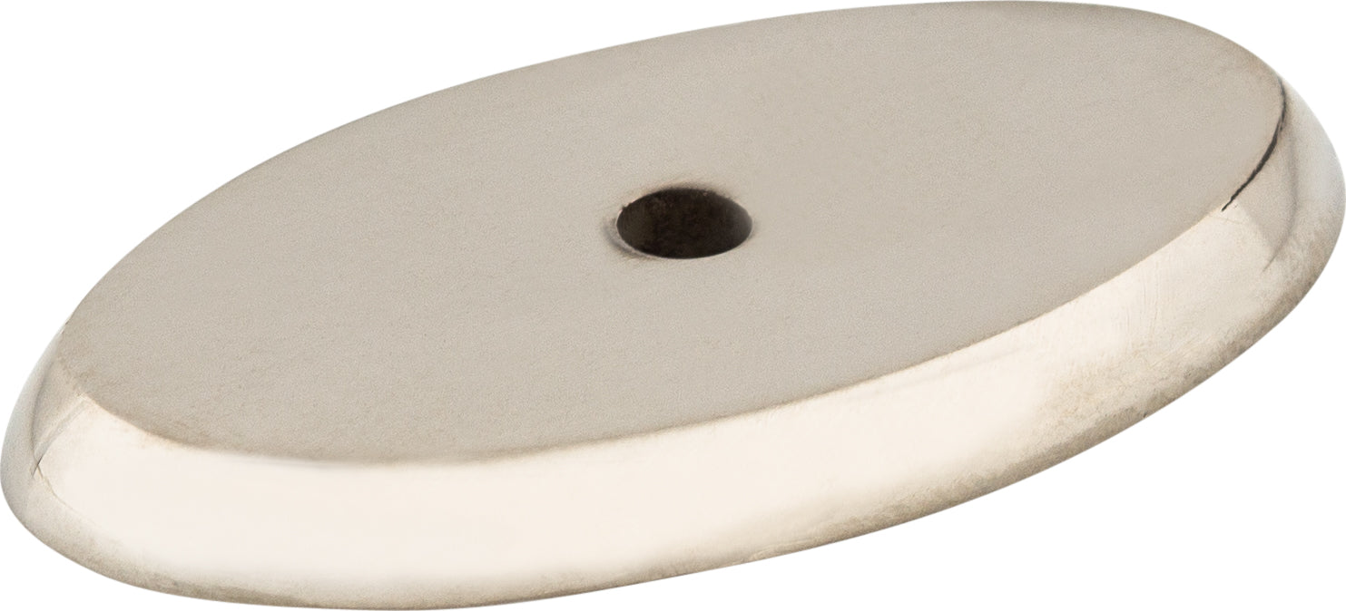 Aspen II Oval Backplate 1 3/4 Inch Polished Nickel | KitchBath