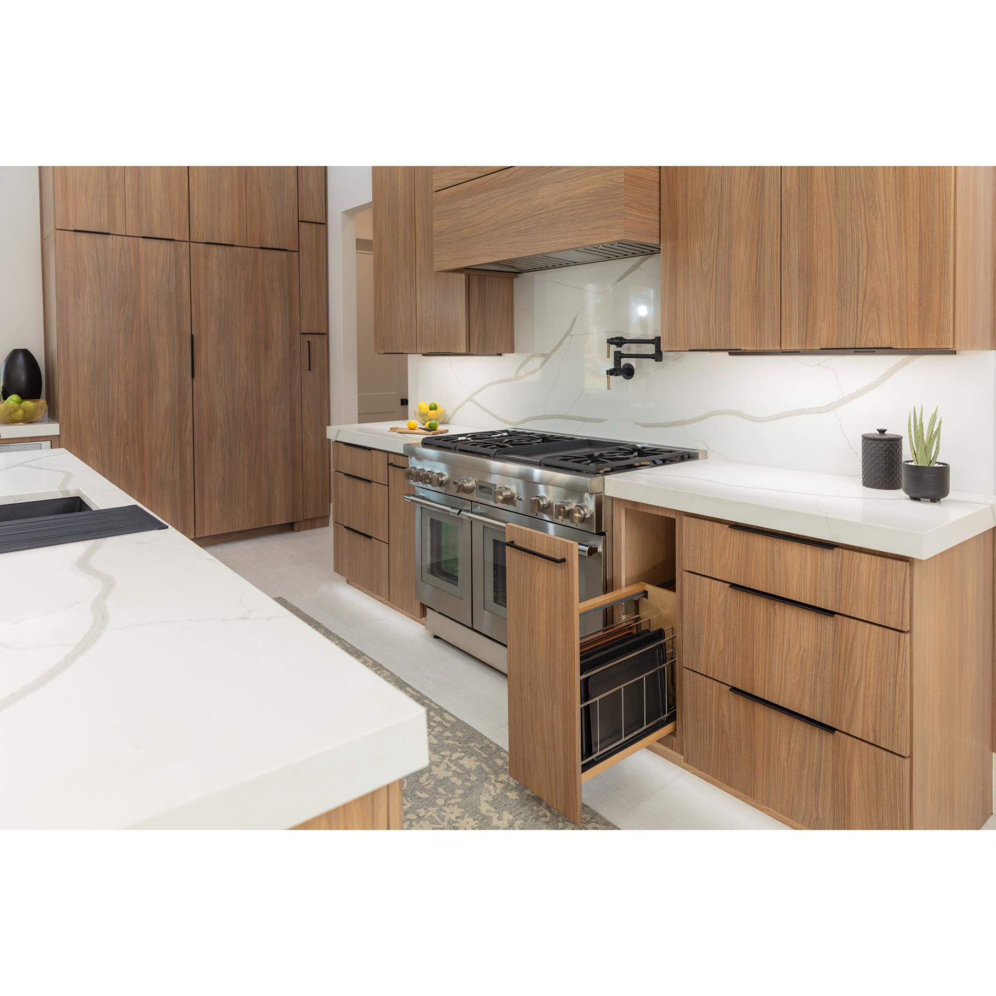 8" "No Wiggle" Soft-close Tray Divider Pullout | KitchBath