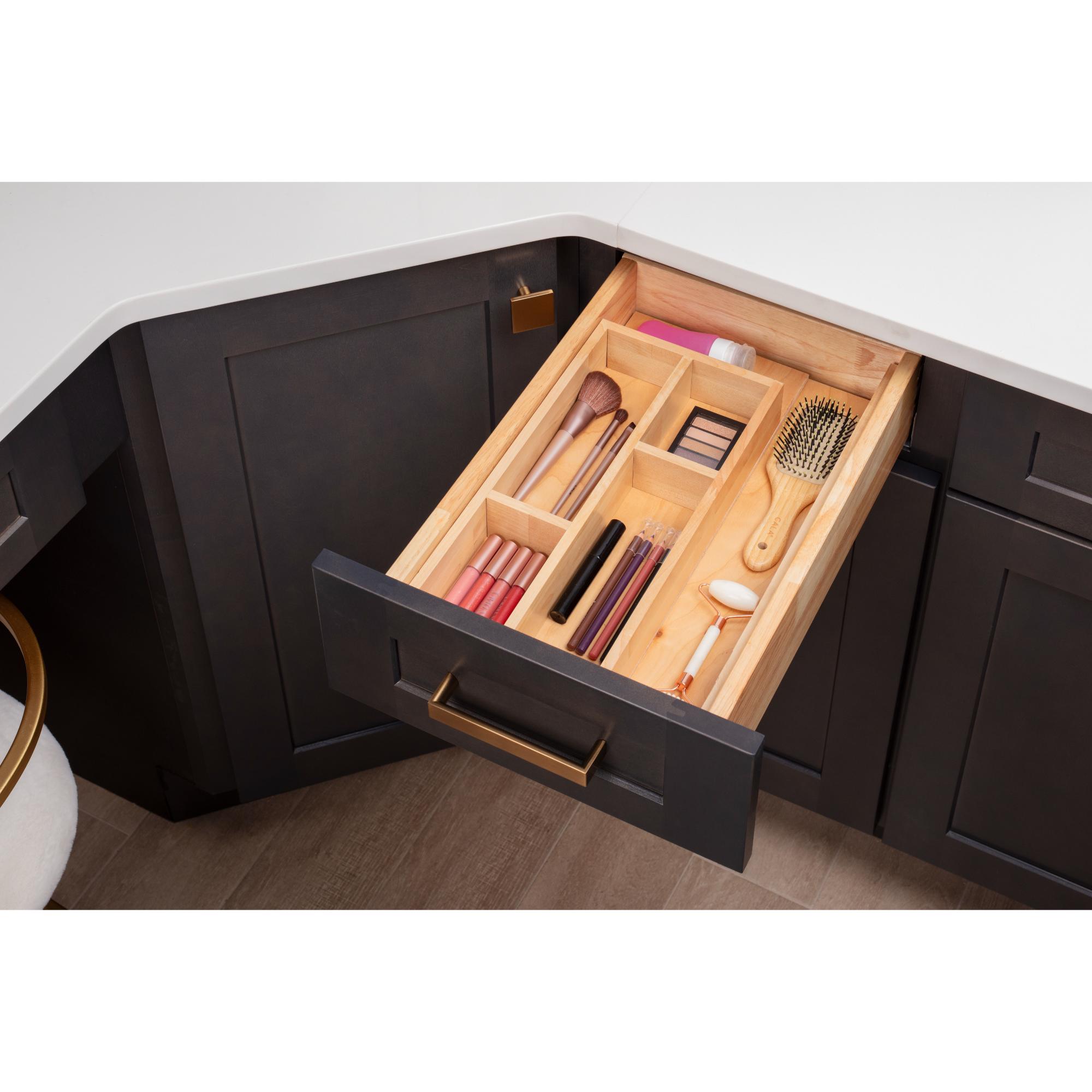 7"- 12" Adjustable SLIMLINE™ Vanity Drawer Insert | KitchBath