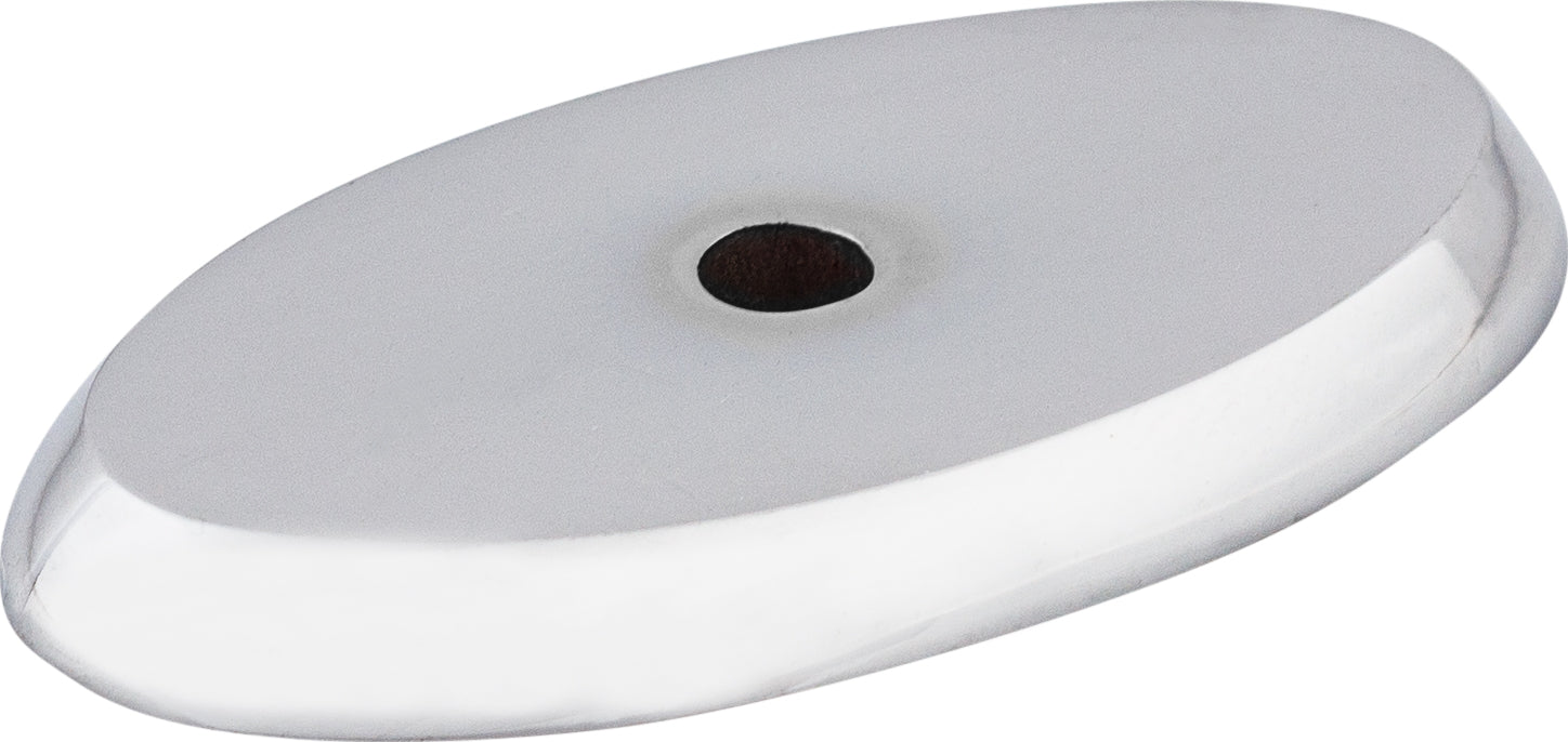 Aspen II Oval Backplate 1 3/4 Inch Polished Chrome | KitchBath