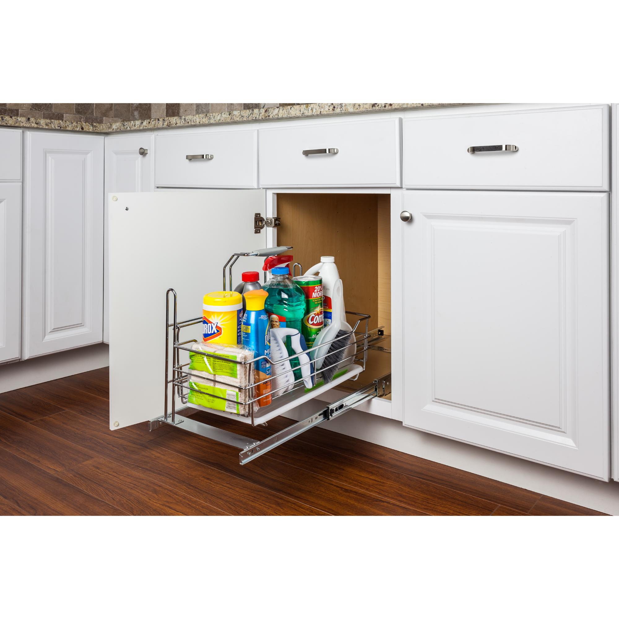 Cleaning Supply Caddy Pullout | KitchBath