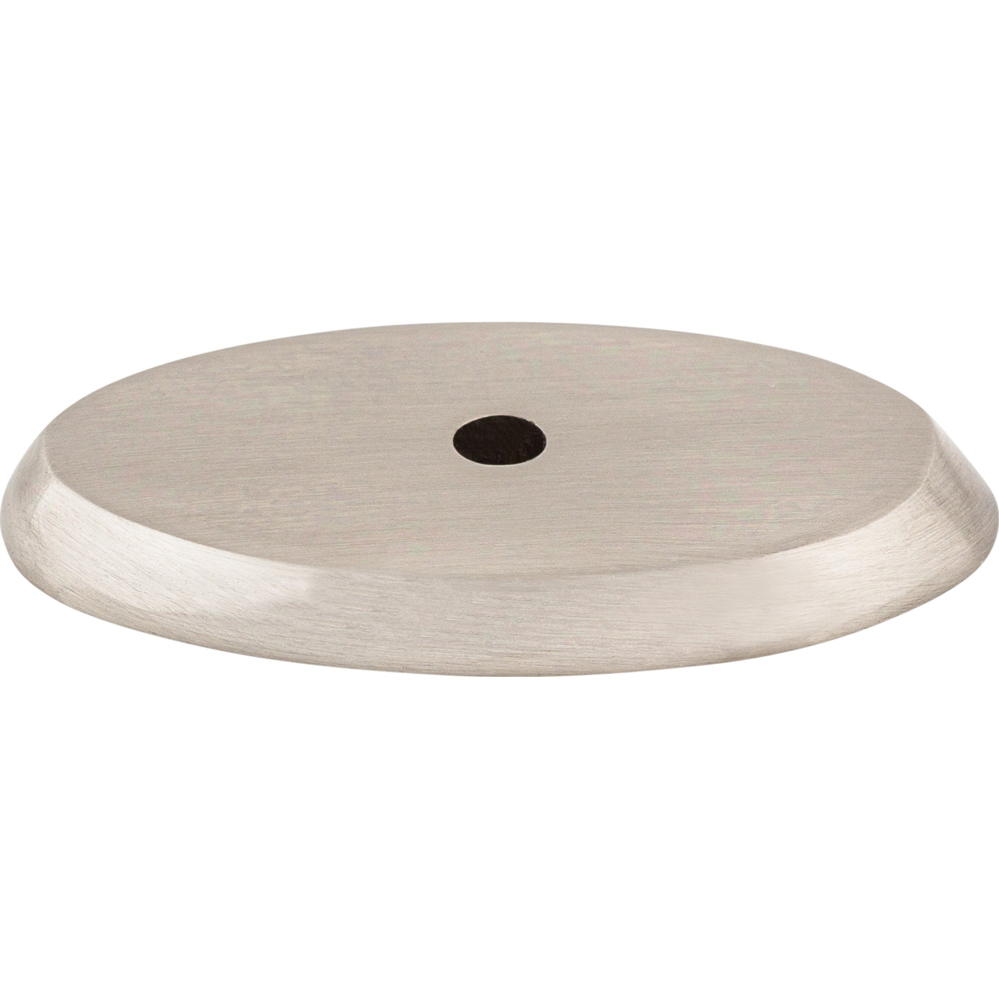 Aspen II Oval Backplate 1 3/4 Inch Brushed Satin Nickel | KitchBath