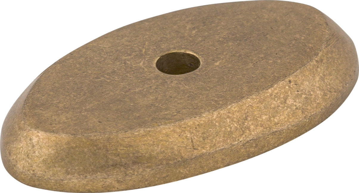 Aspen Oval Backplate 1 1/2 Inch Light Bronze | KitchBath