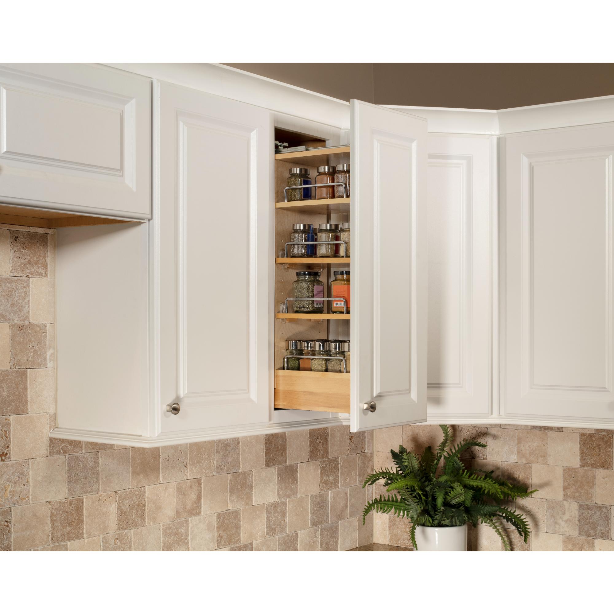 8" Wide 26" Tall "No Wiggle" Soft-close Wall Pullout | KitchBath