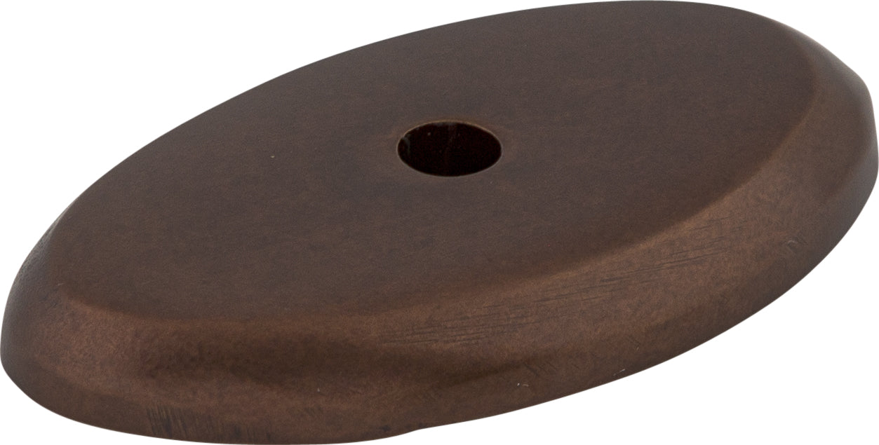 Aspen Oval Backplate 1 1/2 Inch Mahogany Bronze | KitchBath