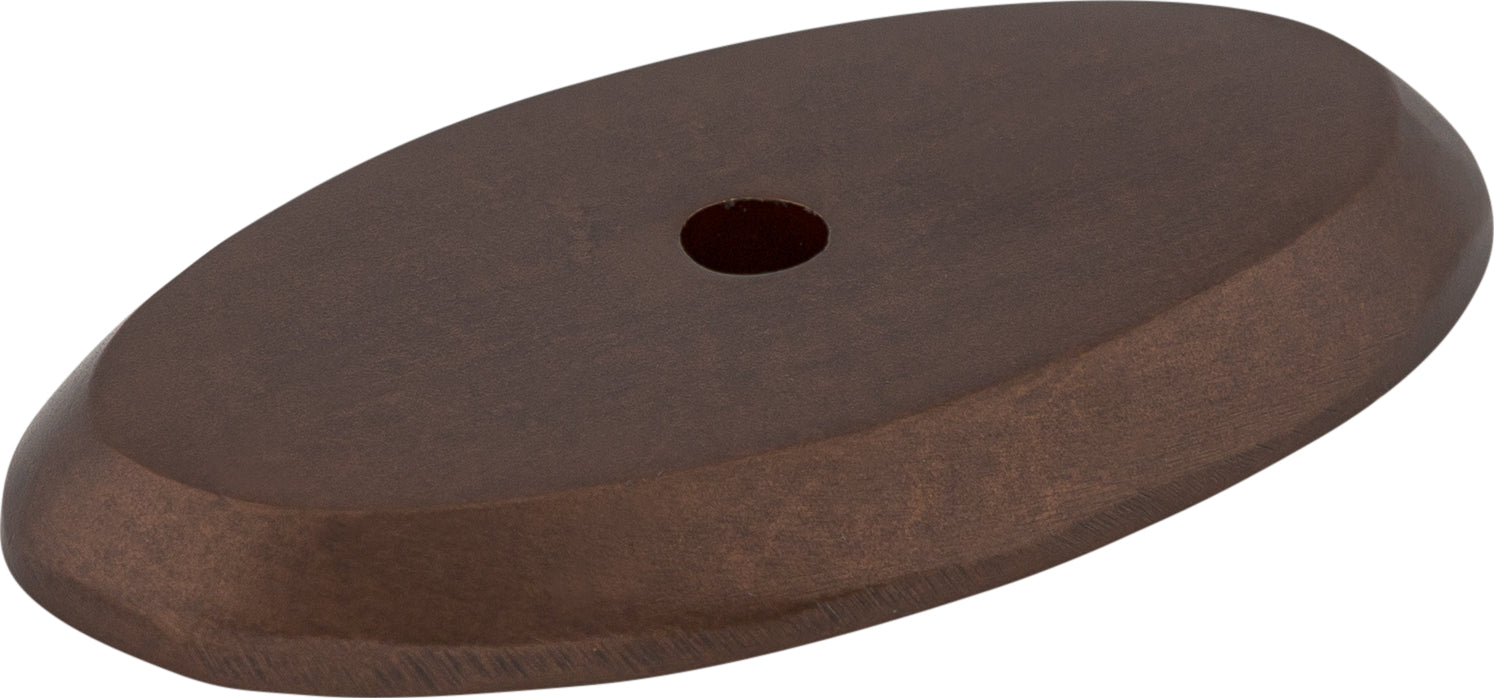 Aspen Oval Backplate 1 3/4 Inch Mahogany Bronze | KitchBath