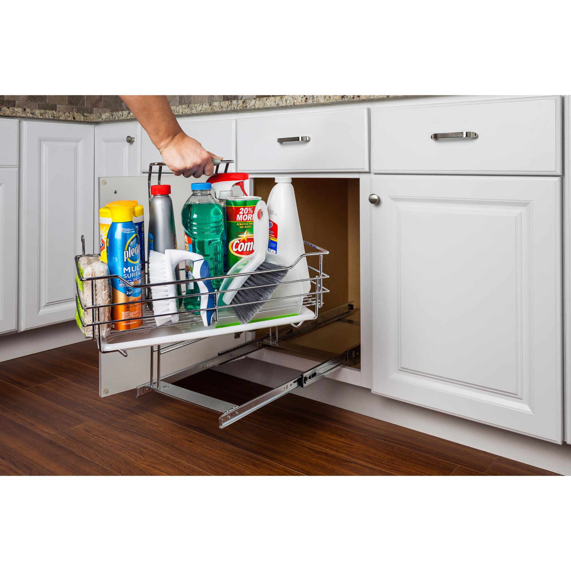 Cleaning Supply Caddy Pullout | KitchBath