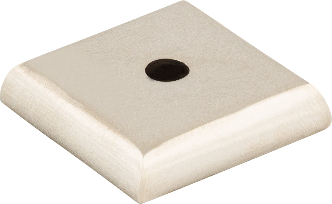 Aspen II Square Backplate 7/8 Inch Polished Nickel | KitchBath