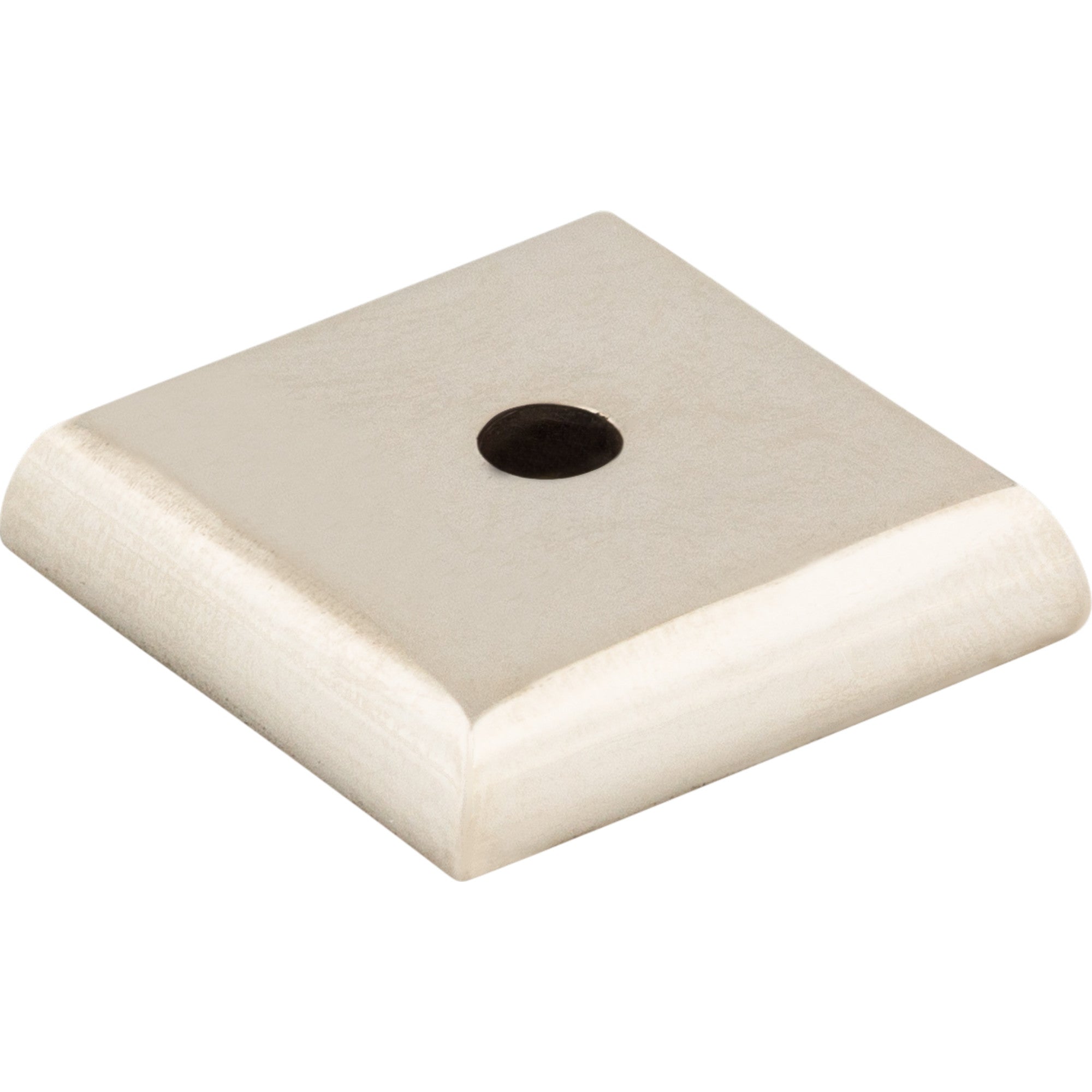 Aspen II Square Backplate 7/8 Inch Polished Nickel | KitchBath