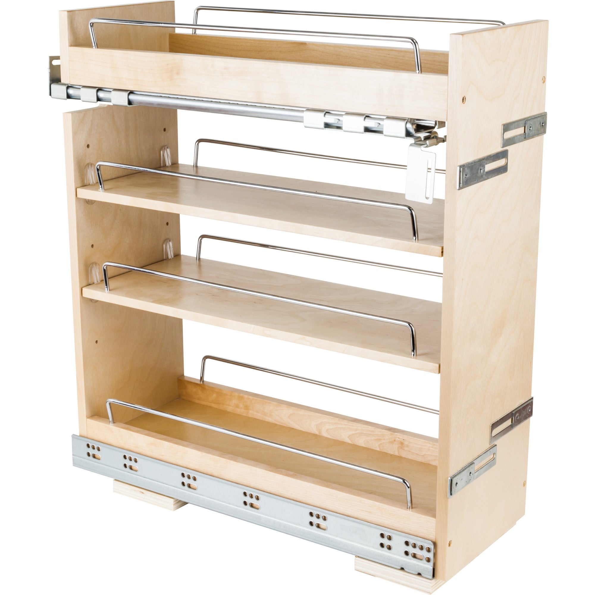 8" "No Wiggle" Base Cabinet Soft-close Pullout | KitchBath
