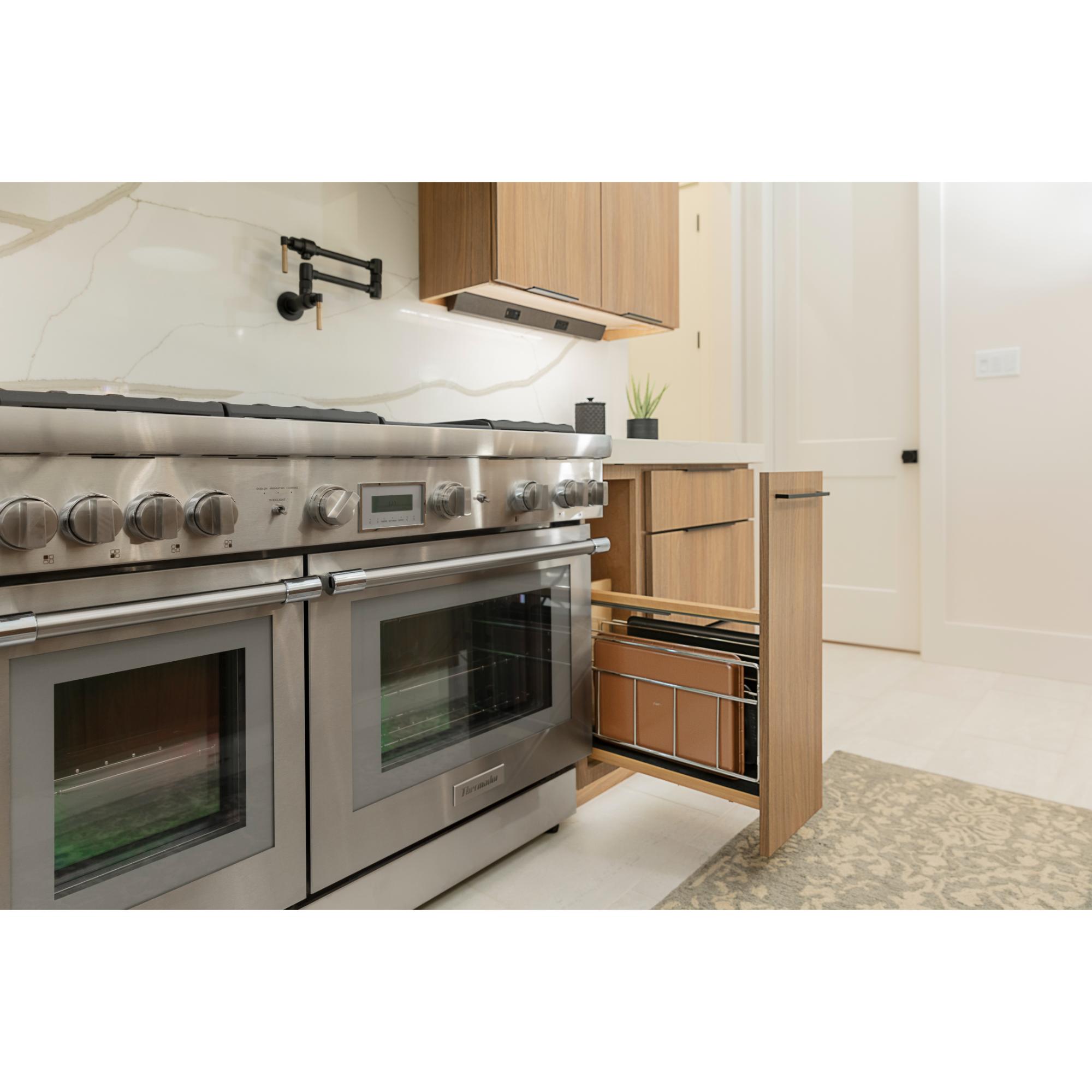8" "No Wiggle" Soft-close Tray Divider Pullout | KitchBath