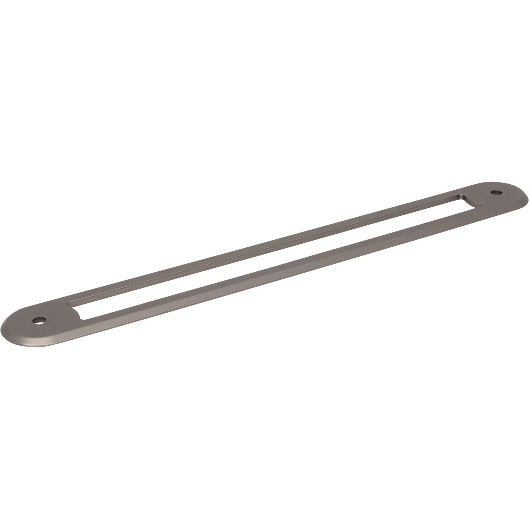 Brockwell 12" Center to Center Pull Backplate Ash Gray | KitchBath