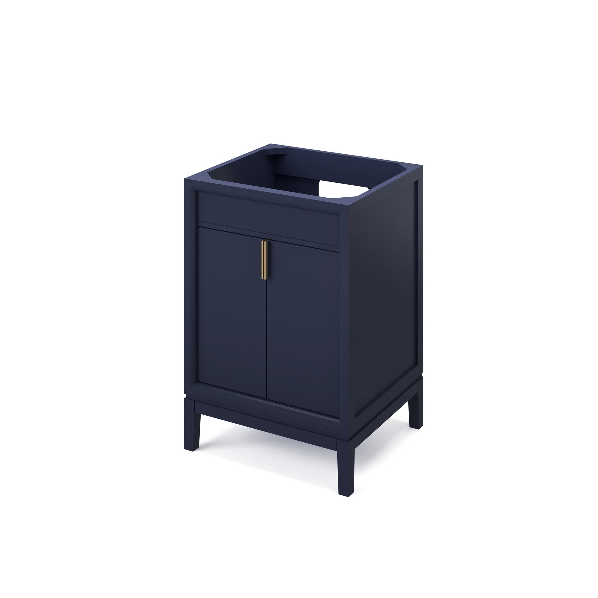 Theodora 24" Hale Blue Theodora Vanity, White Quartz Vanity Top, Undermount Rectangle Bowl | KitchBath