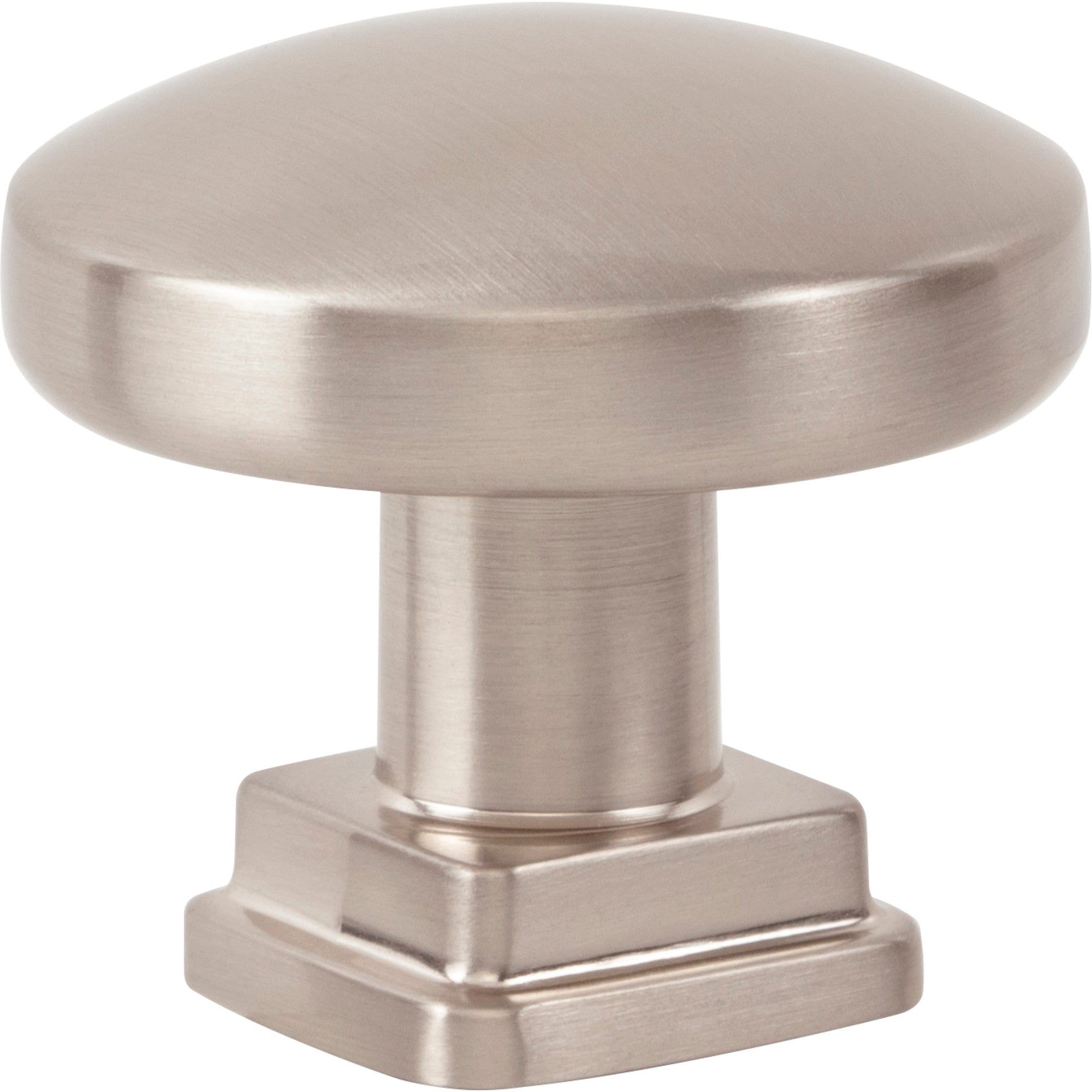 Kimberton 1 1/4" Length Round Knob Brushed Nickel | KitchBath
