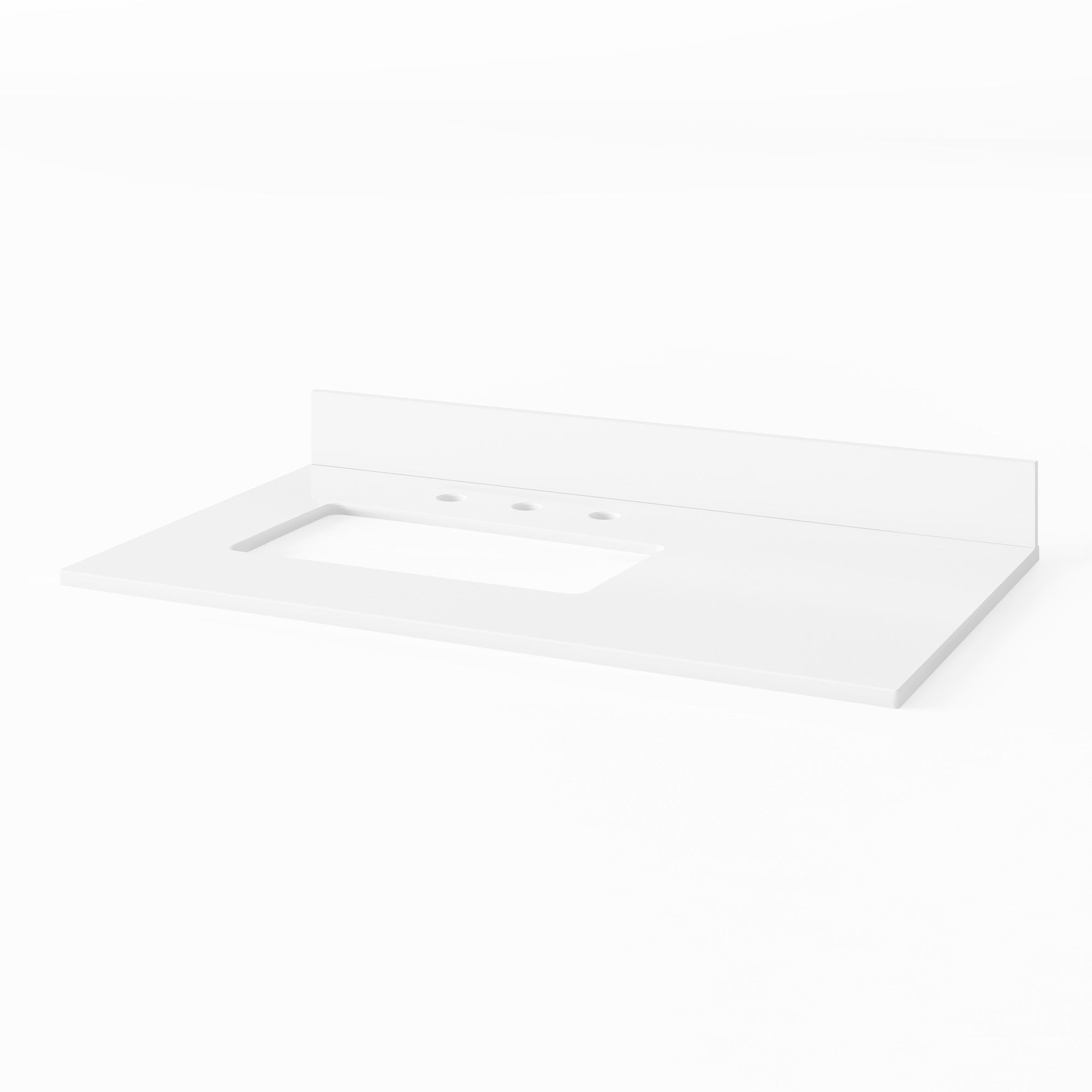 Theodora 36" Blue Steel Theodora Vanity, Left Offset, White Quartz Vanity Top, Undermount Rectangle Bowl | KitchBath