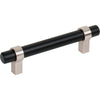 Matte Black w/Satin Nickel=596MBSN