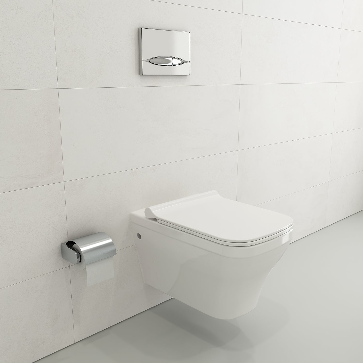 Firenze Soft-Close Toilet Seat in White | KitchBath