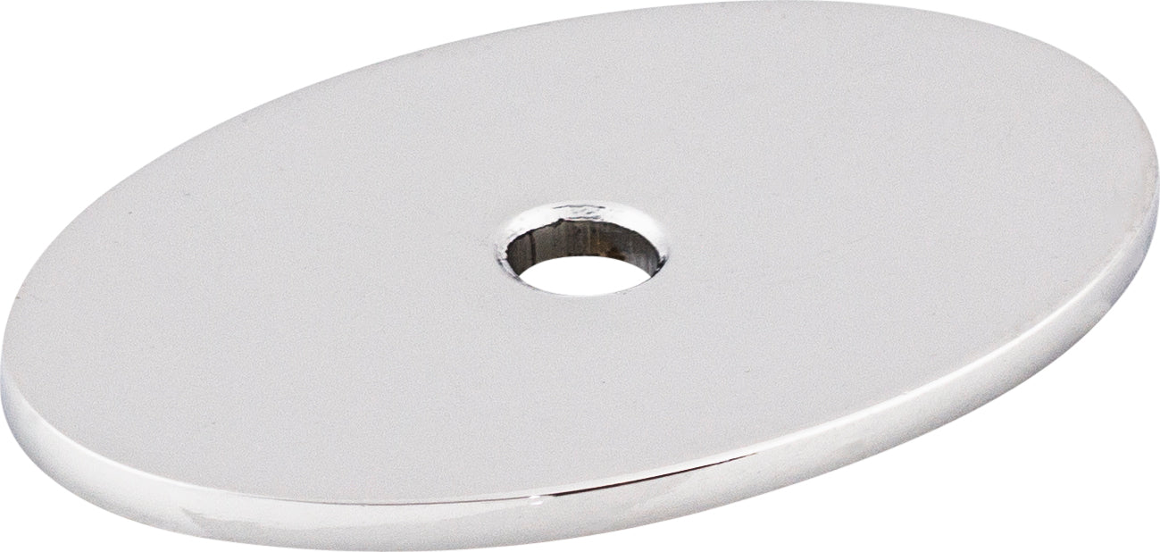 Oval Backplate 1 1/2 Inch Polished Chrome | KitchBath