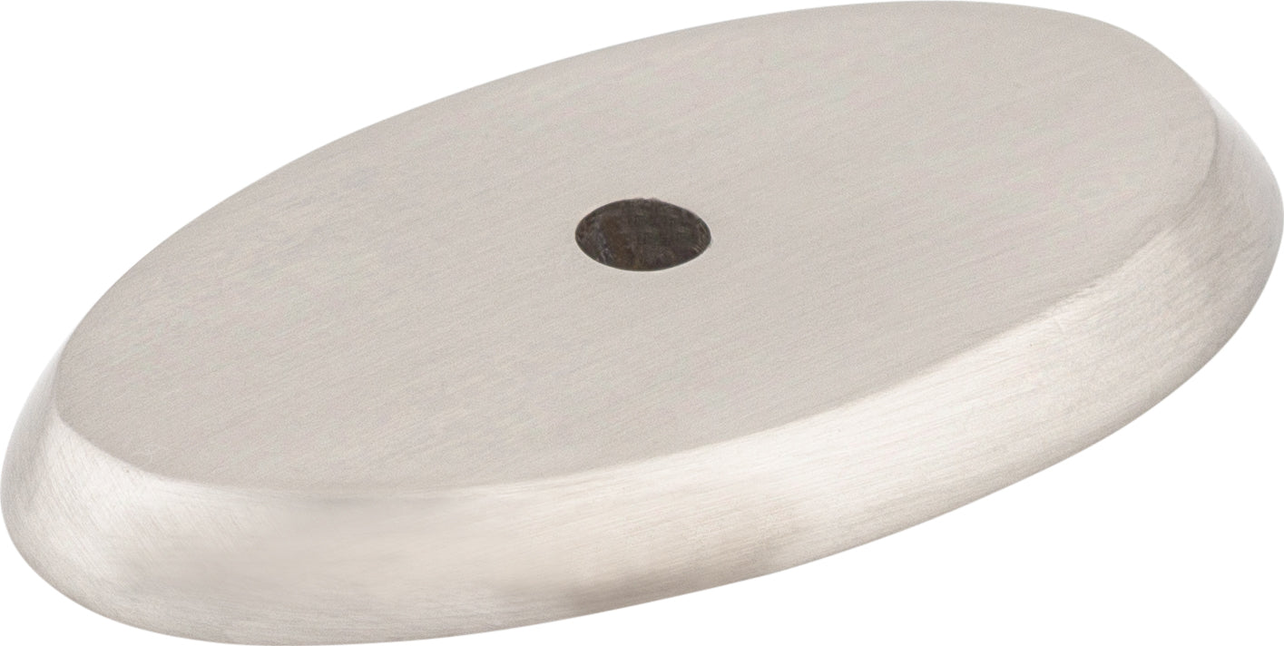 Aspen II Oval Backplate 1 3/4 Inch Brushed Satin Nickel | KitchBath