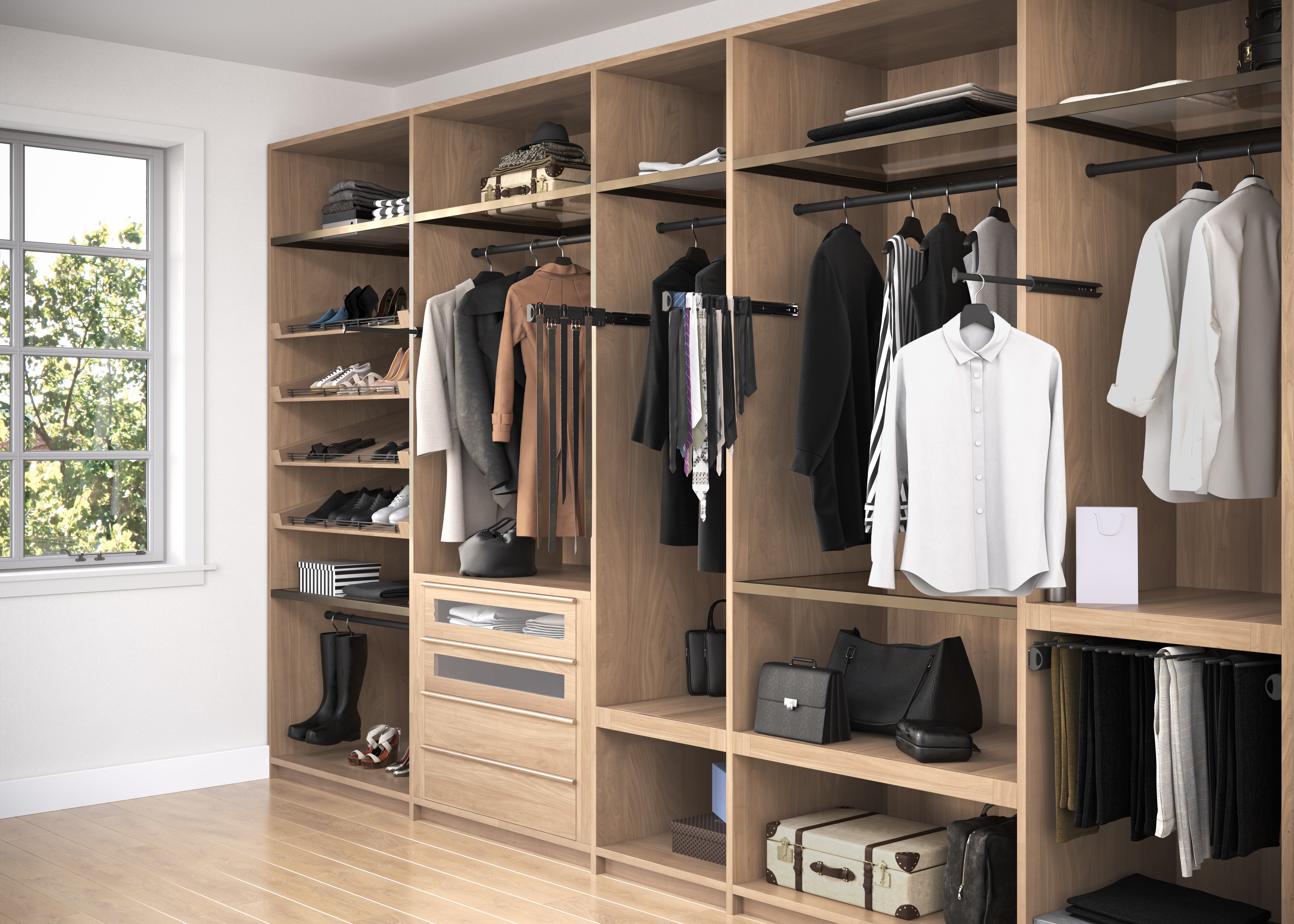 Matte Black Heavy-Duty Shelf Utility Bracket