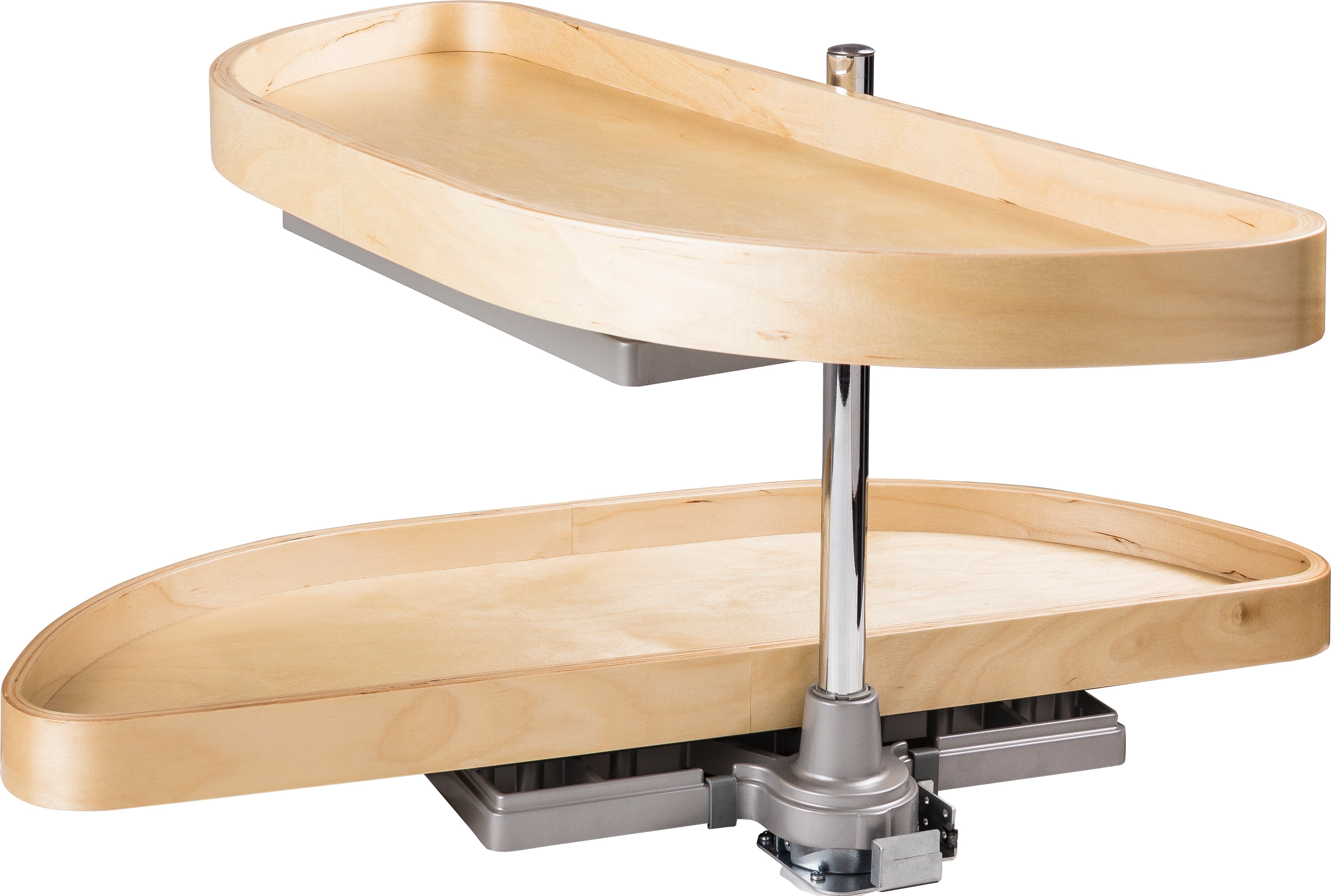 32" Wood Half-Moon Lazy Susan | KitchBath