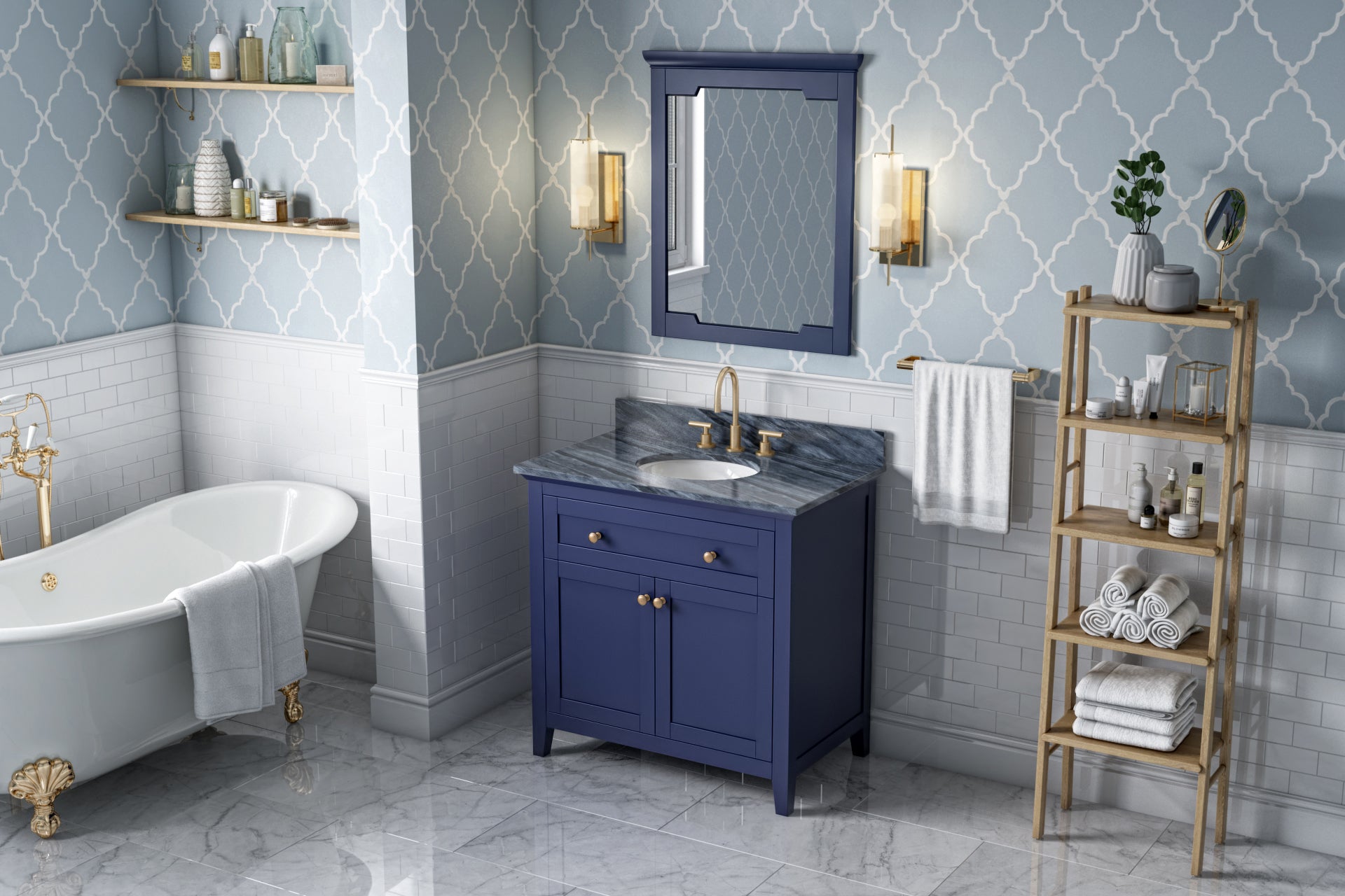 36" Hale Blue Chatham Vanity | KitchBath