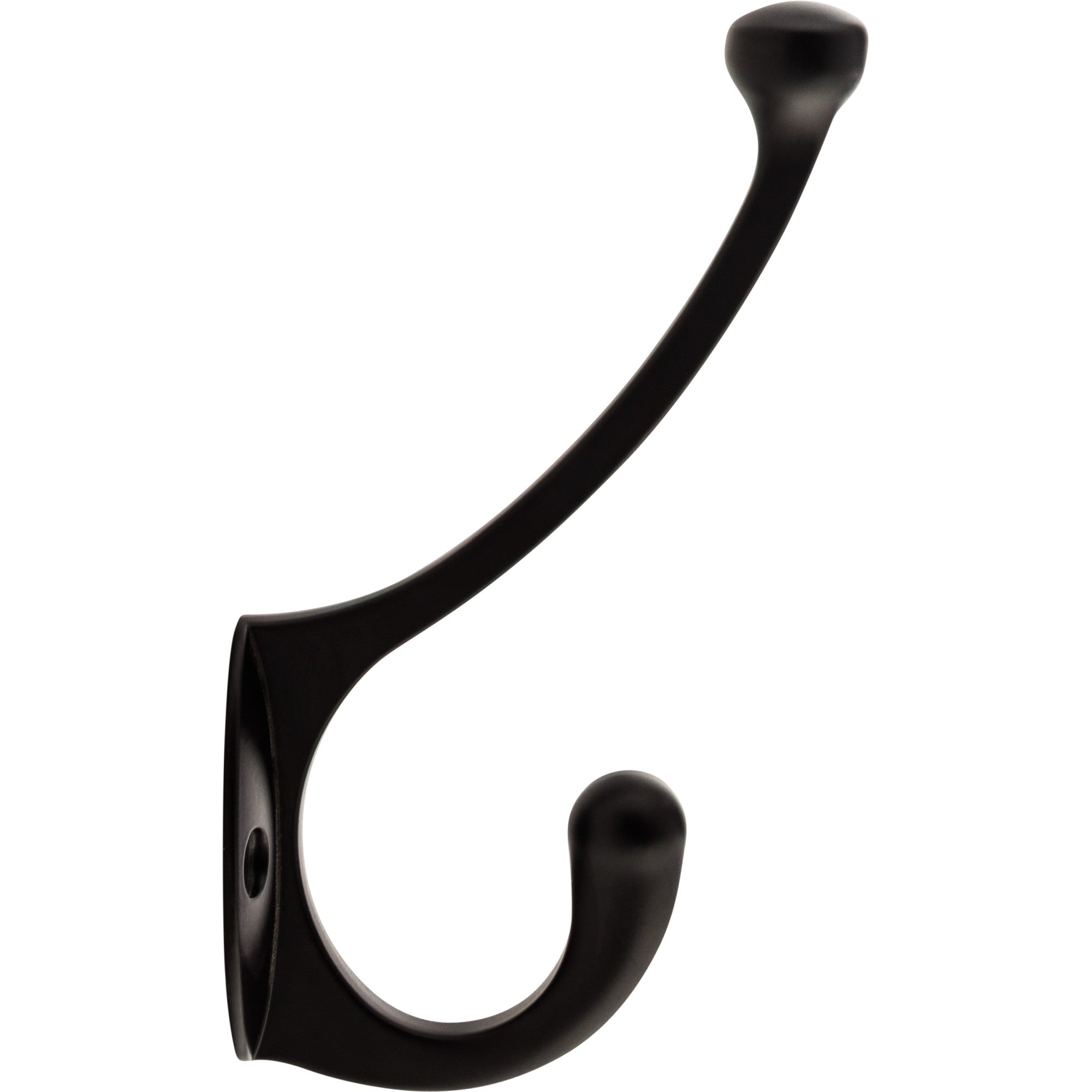 Bergen Hook 5 9/16 Inch Flat Black | KitchBath