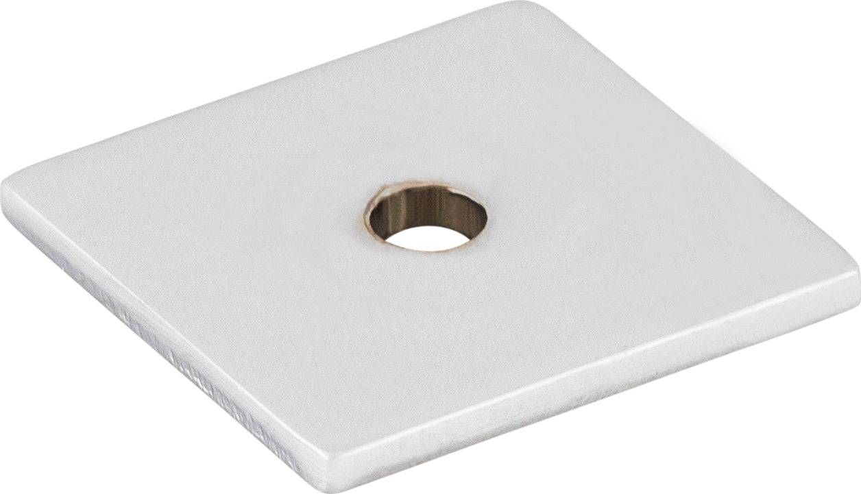 Square Backplate 1 Inch Polished Chrome | KitchBath