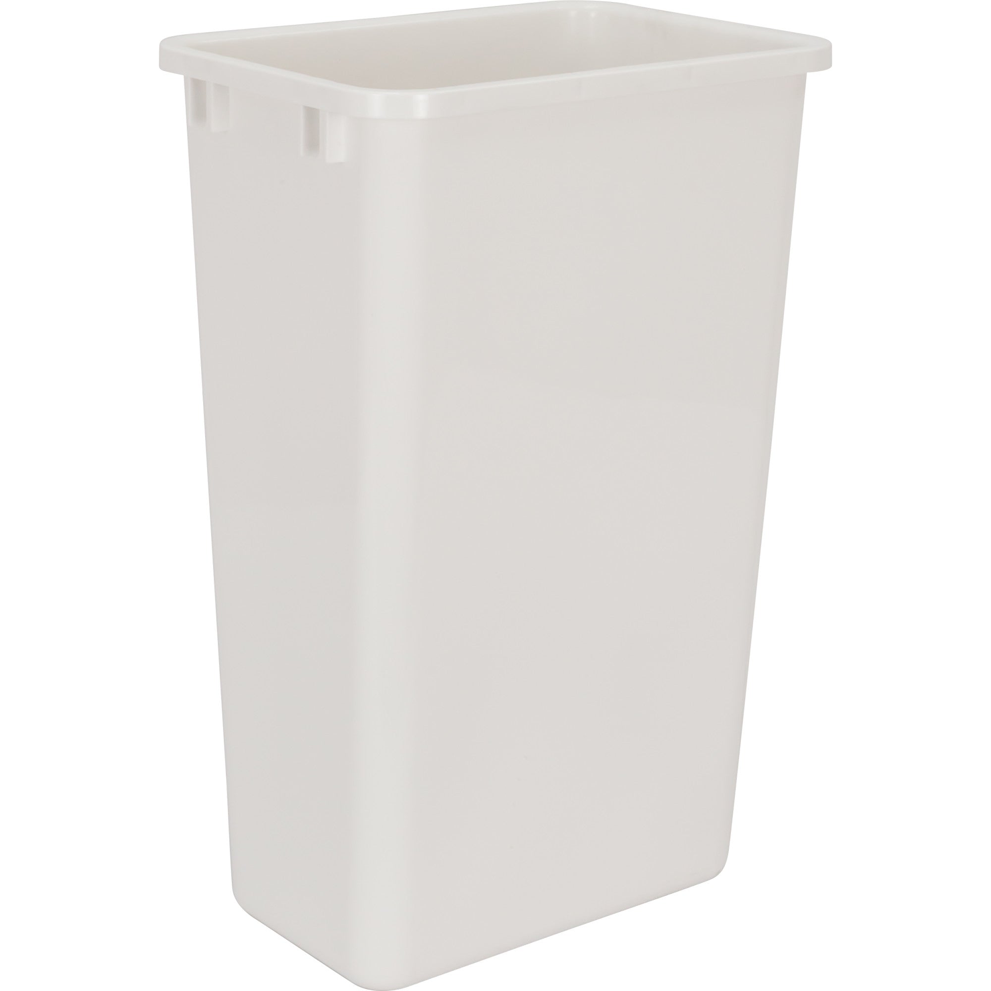 Double White 50 Quart Top-Mount Trashcan Pullout for 18" Opening | KitchBath