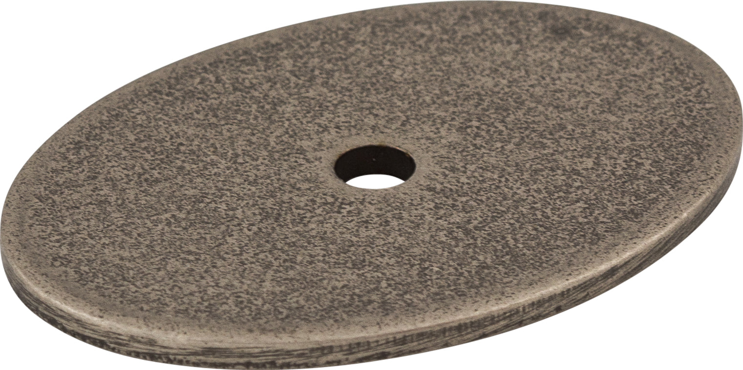 Oval Backplate 1 3/4 Inch Pewter Antique | KitchBath