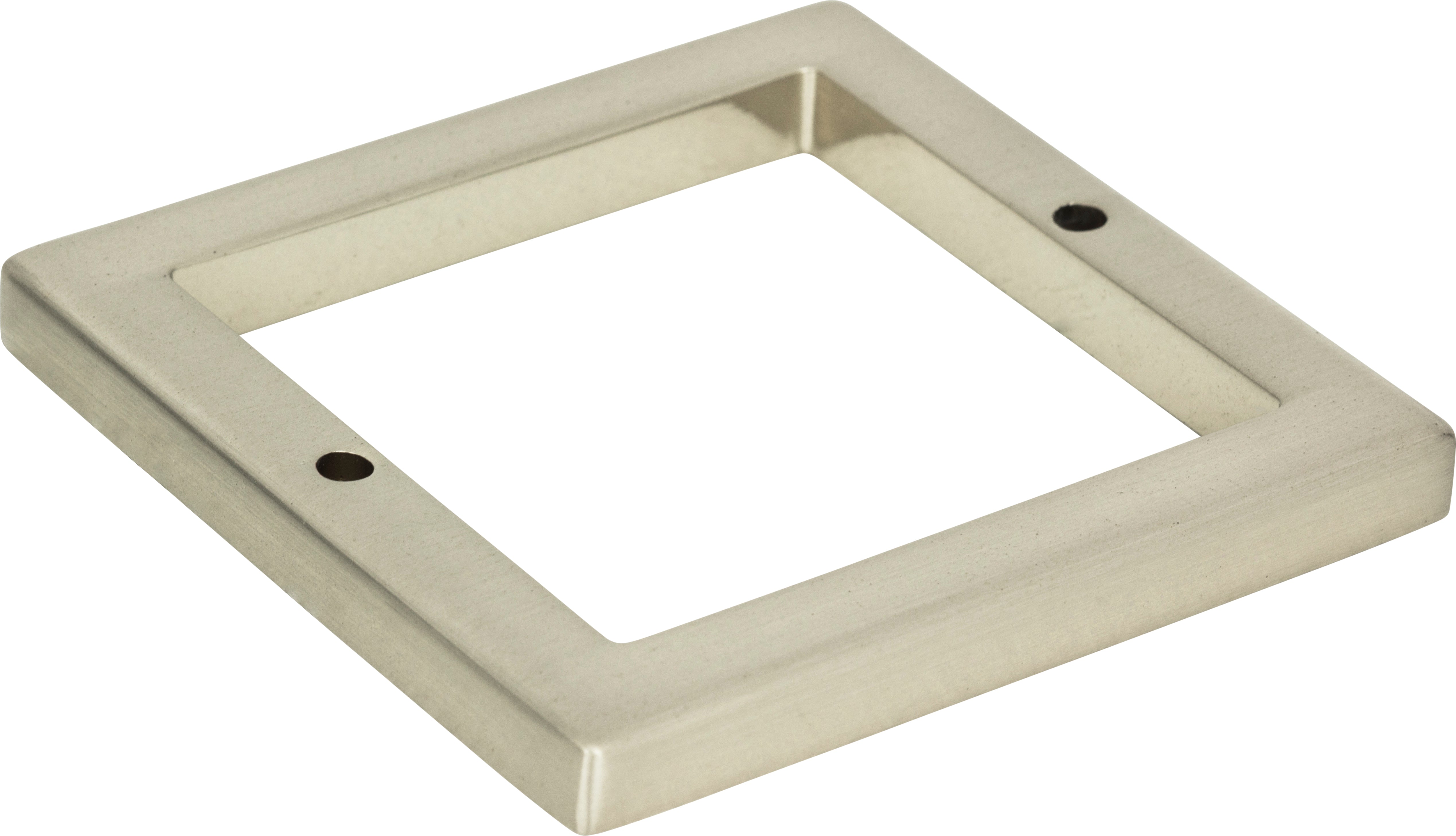 Tableau Square Base 2 1/2 Inch Brushed Nickel | KitchBath