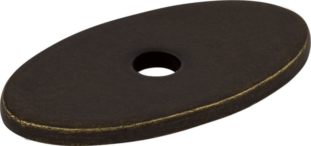 Oval Backplate 1 1/4 Inch German Bronze | KitchBath