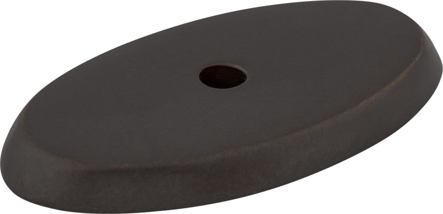 Aspen Oval Backplate 1 3/4 Inch Medium Bronze | KitchBath