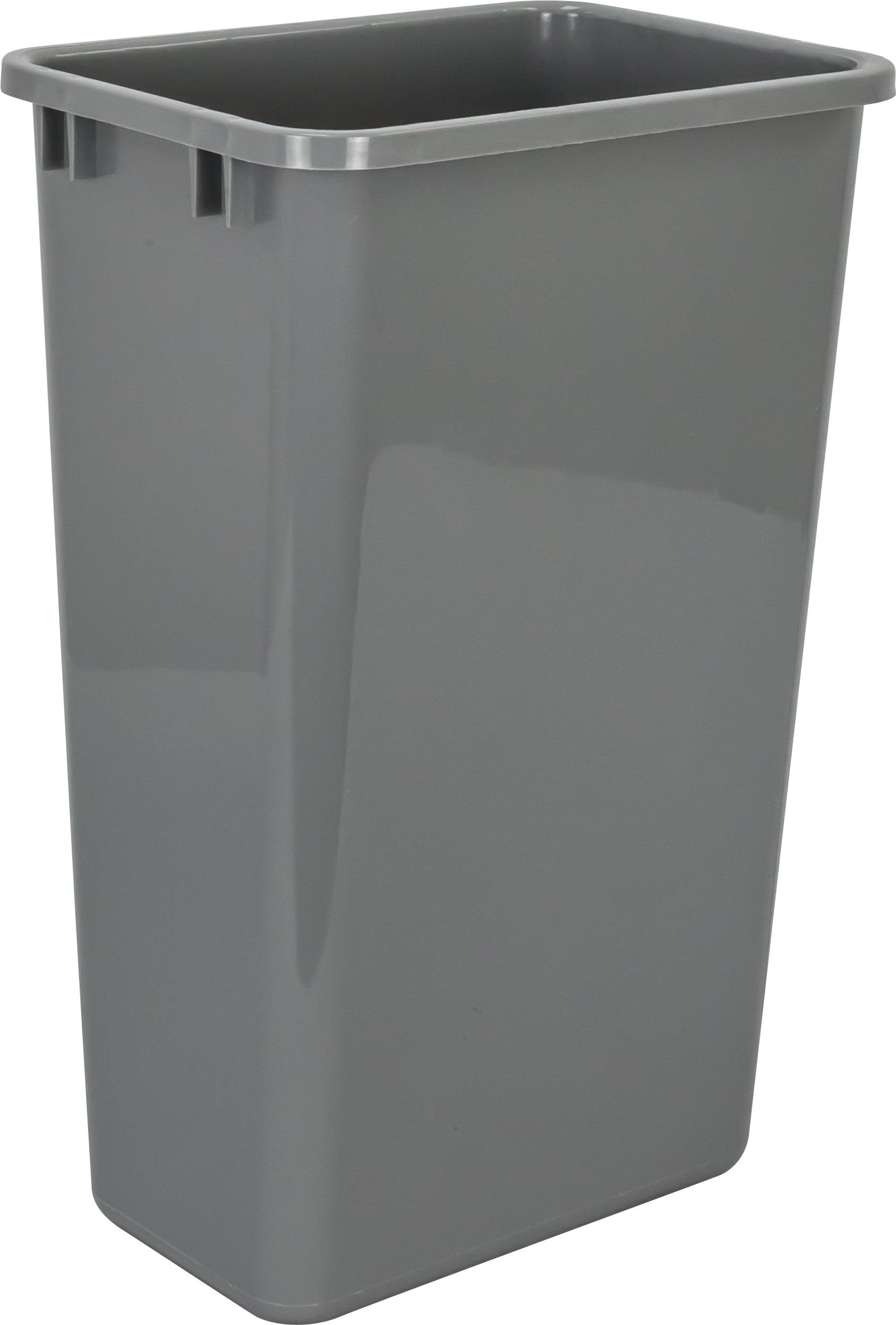 Double Grey 50 Quart Top-Mount Trashcan Pullout for 18" Opening | KitchBath