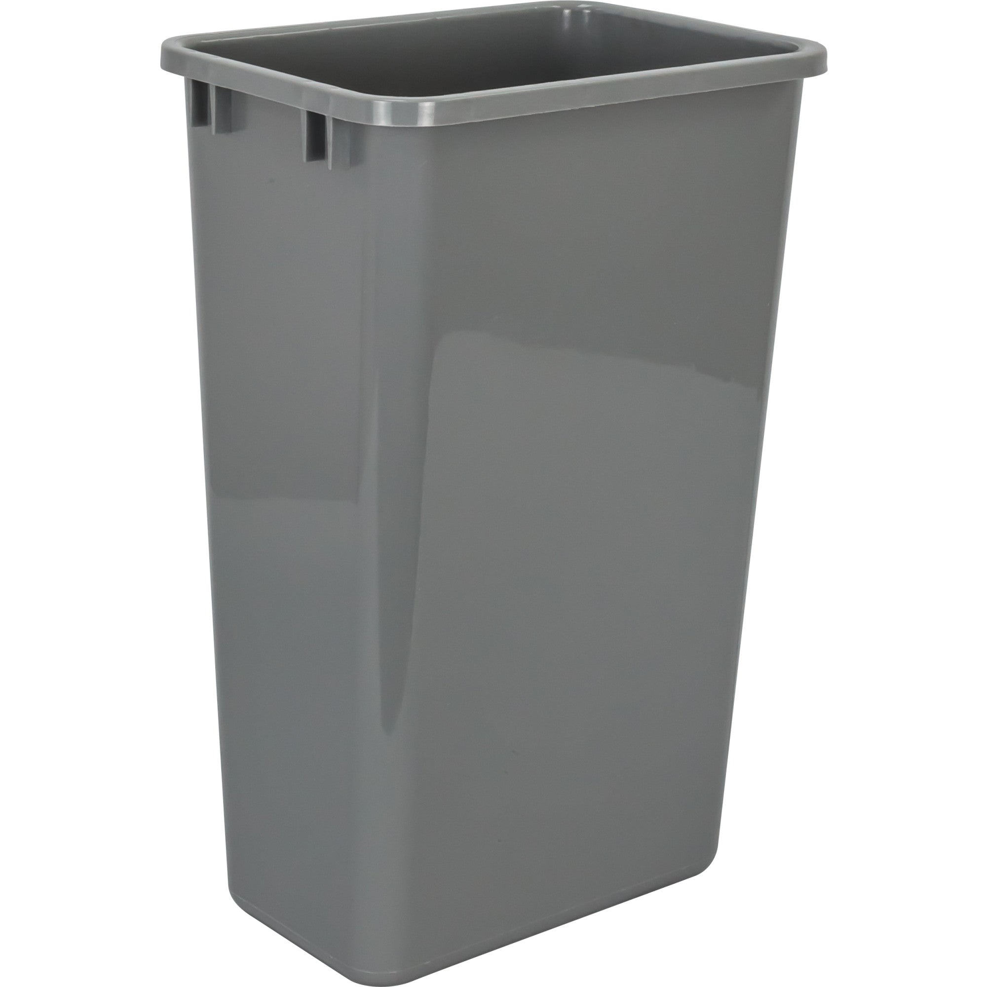 Double Grey 50 Quart Top-Mount Trashcan Pullout for 18" Opening | KitchBath