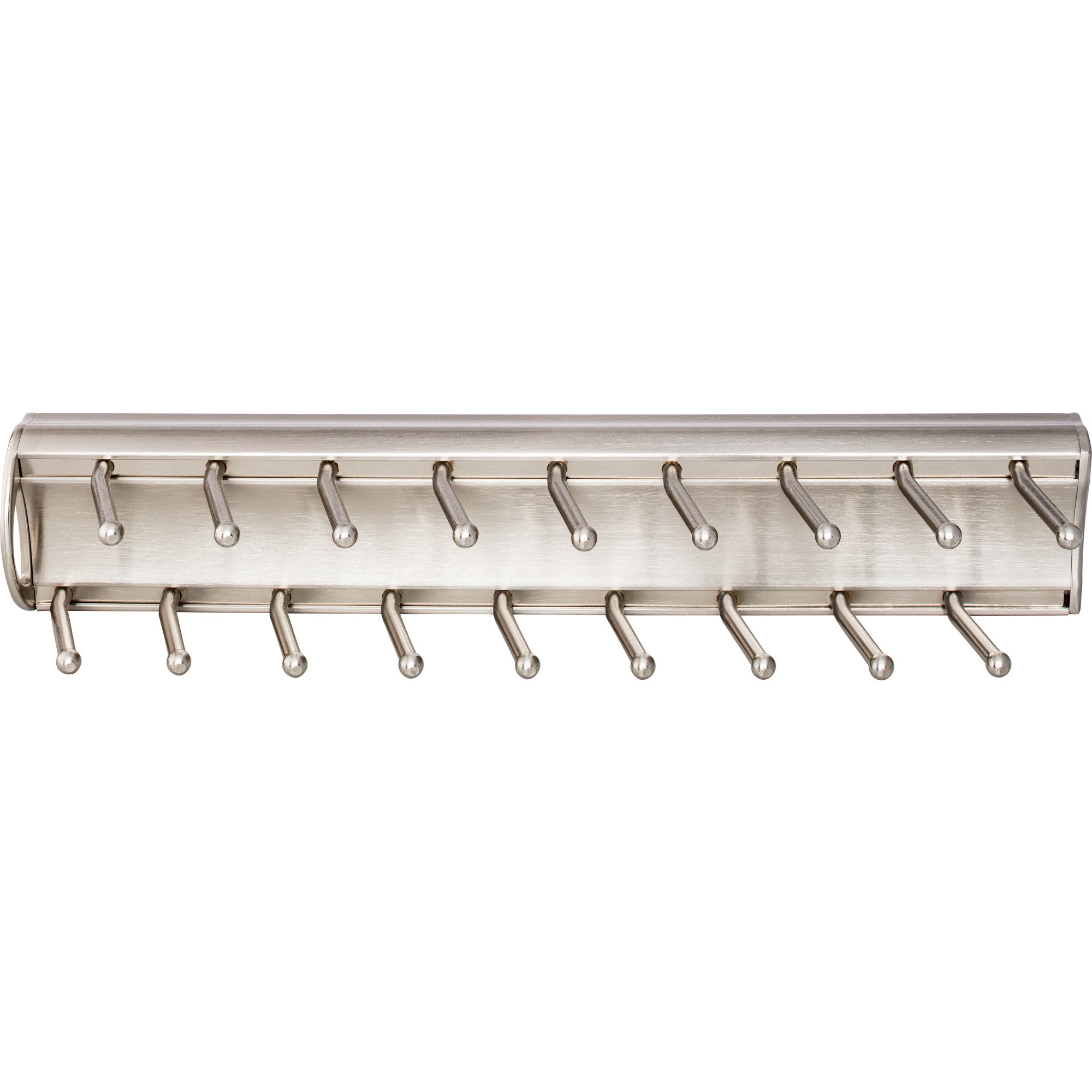 Satin Nickel 14" Tie Rack | KitchBath