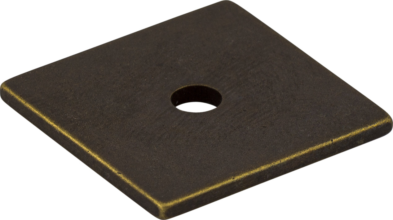 Square Backplate 1 Inch German Bronze | KitchBath