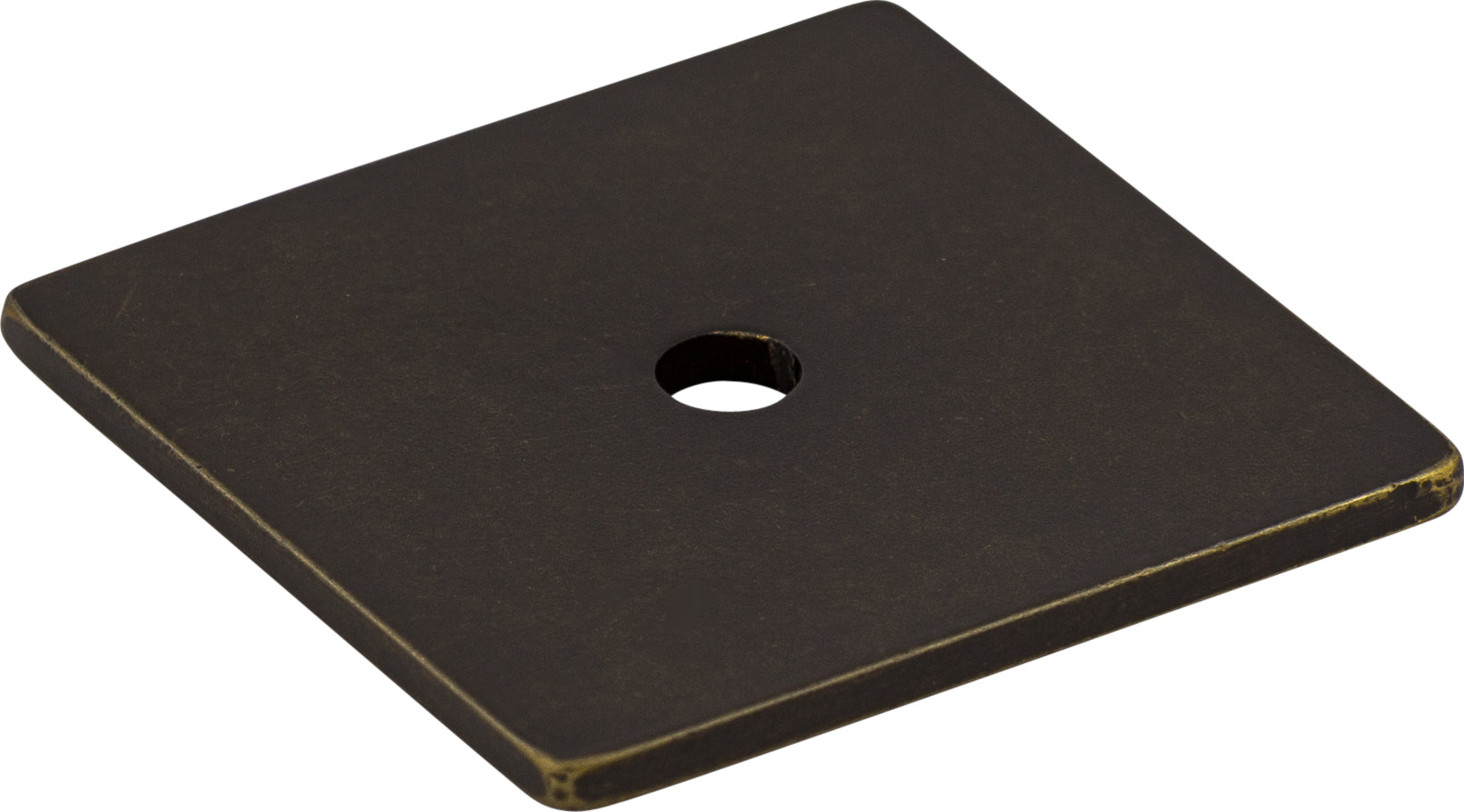 Square Backplate 1 1/4 Inch German Bronze | KitchBath