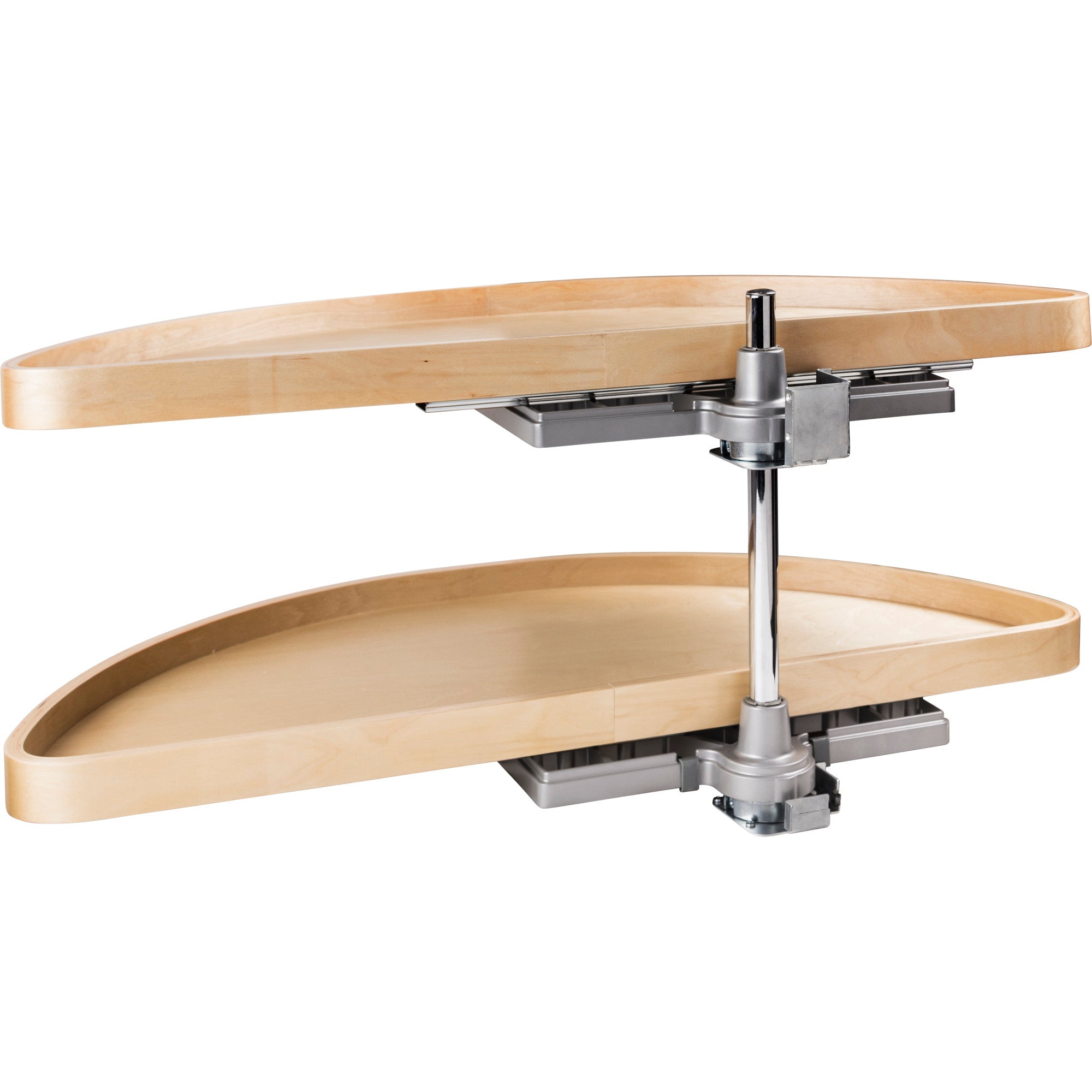 38" Wood Half-Moon Lazy Susan | KitchBath