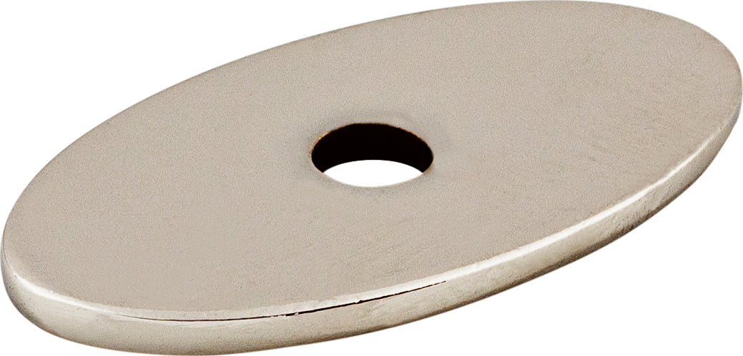Oval Backplate 1 1/4 Inch Polished Nickel | KitchBath