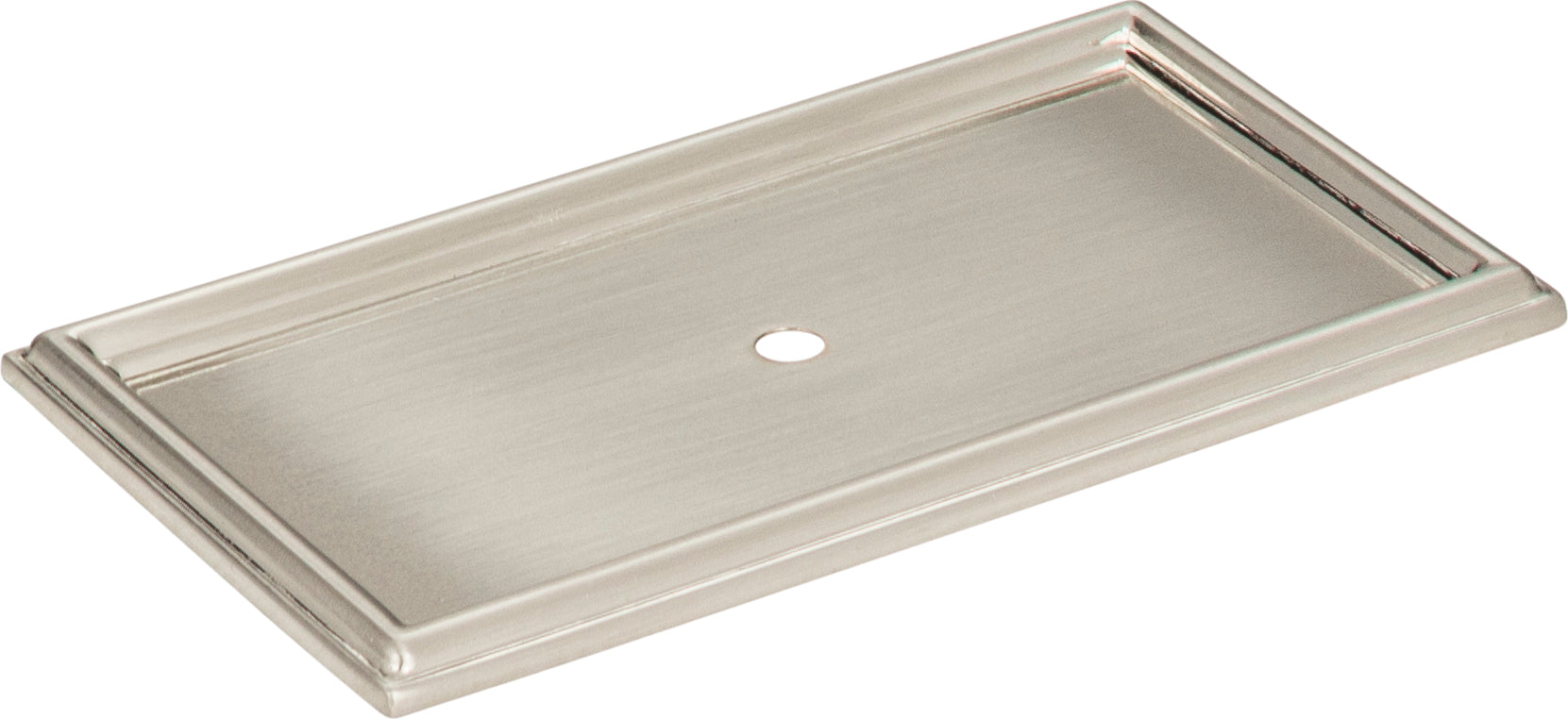 Campaign Rope Backplate 3 11/16 Inch Brushed Nickel | KitchBath