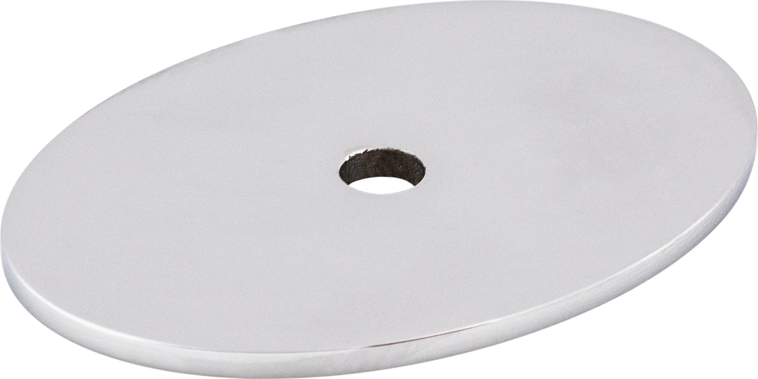 Oval Backplate 1 3/4 Inch Polished Chrome | KitchBath
