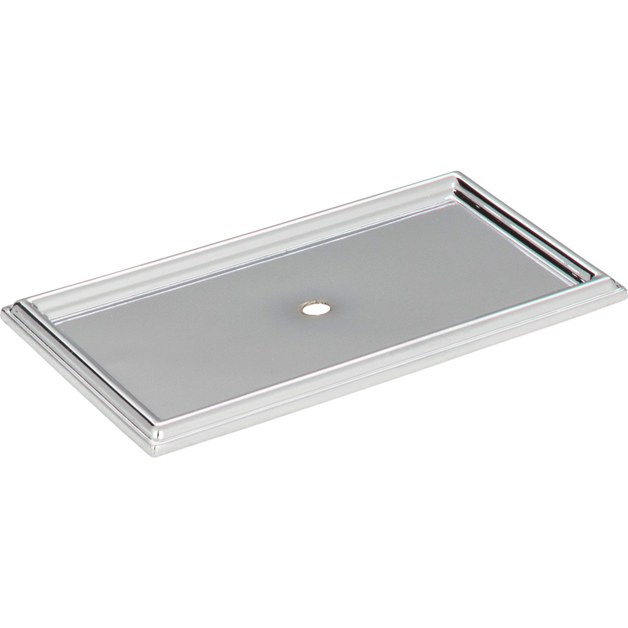 Campaign Rope Backplate 3 11/16 Inch Polished Chrome | KitchBath