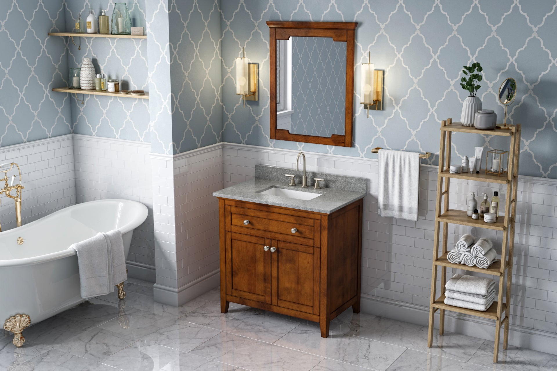 36" Chocolate Chatham Vanity, Steel Grey Cultured Marble Vanity Top, undermount rectangle bowl