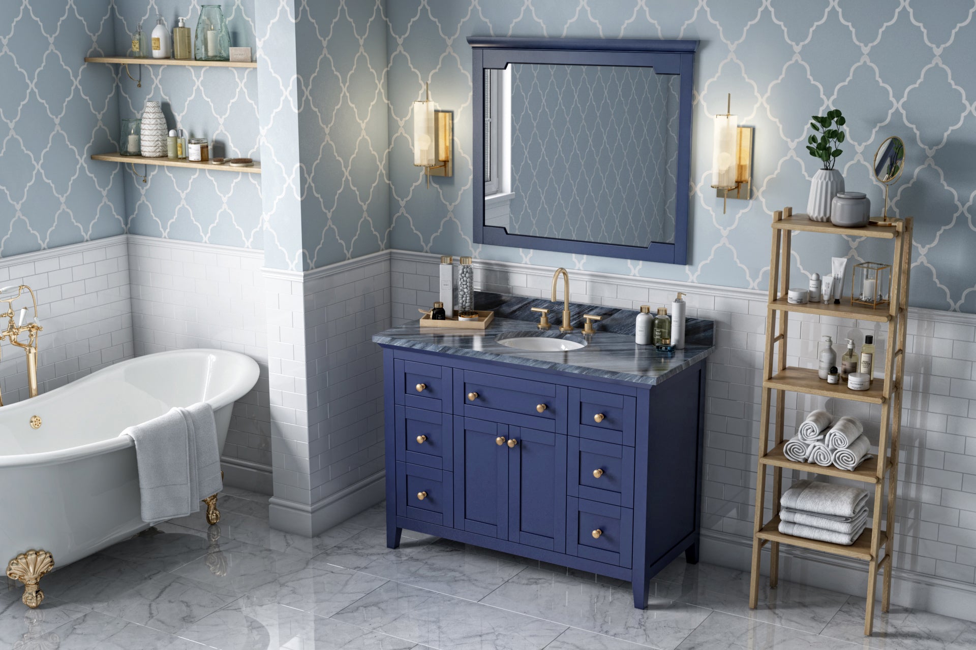 48" Hale Blue Chatham Vanity | KitchBath