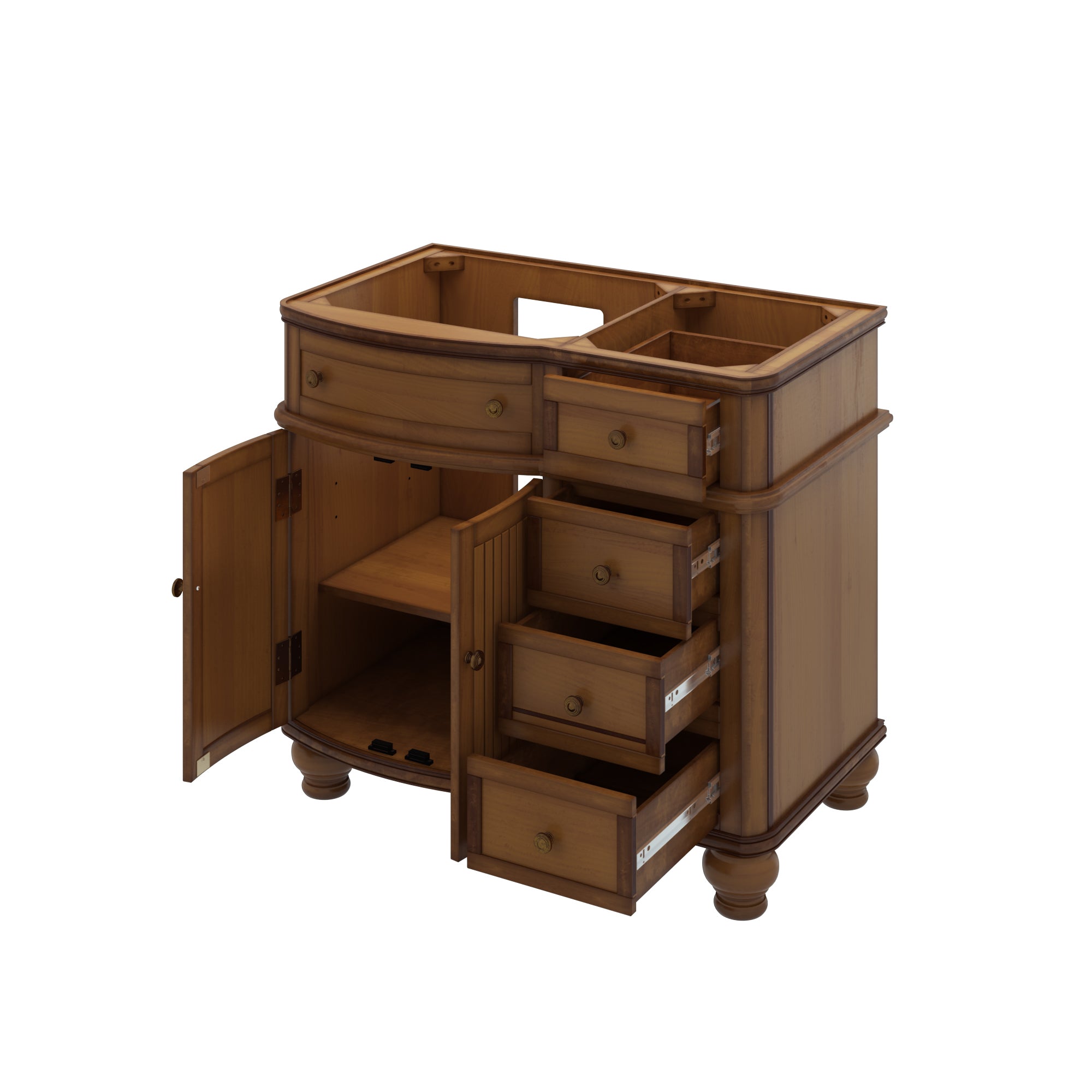 48" Walnut Compton Vanity | KitchBath