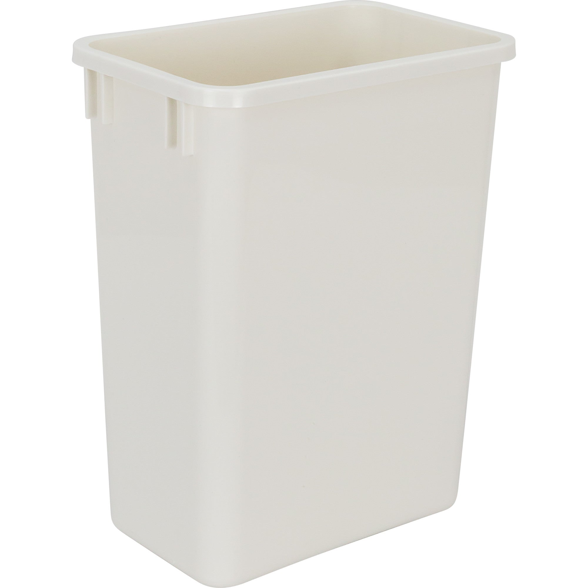 Single White 35 Quart Top-Mount Trashcan Pullout for 12" Opening | KitchBath