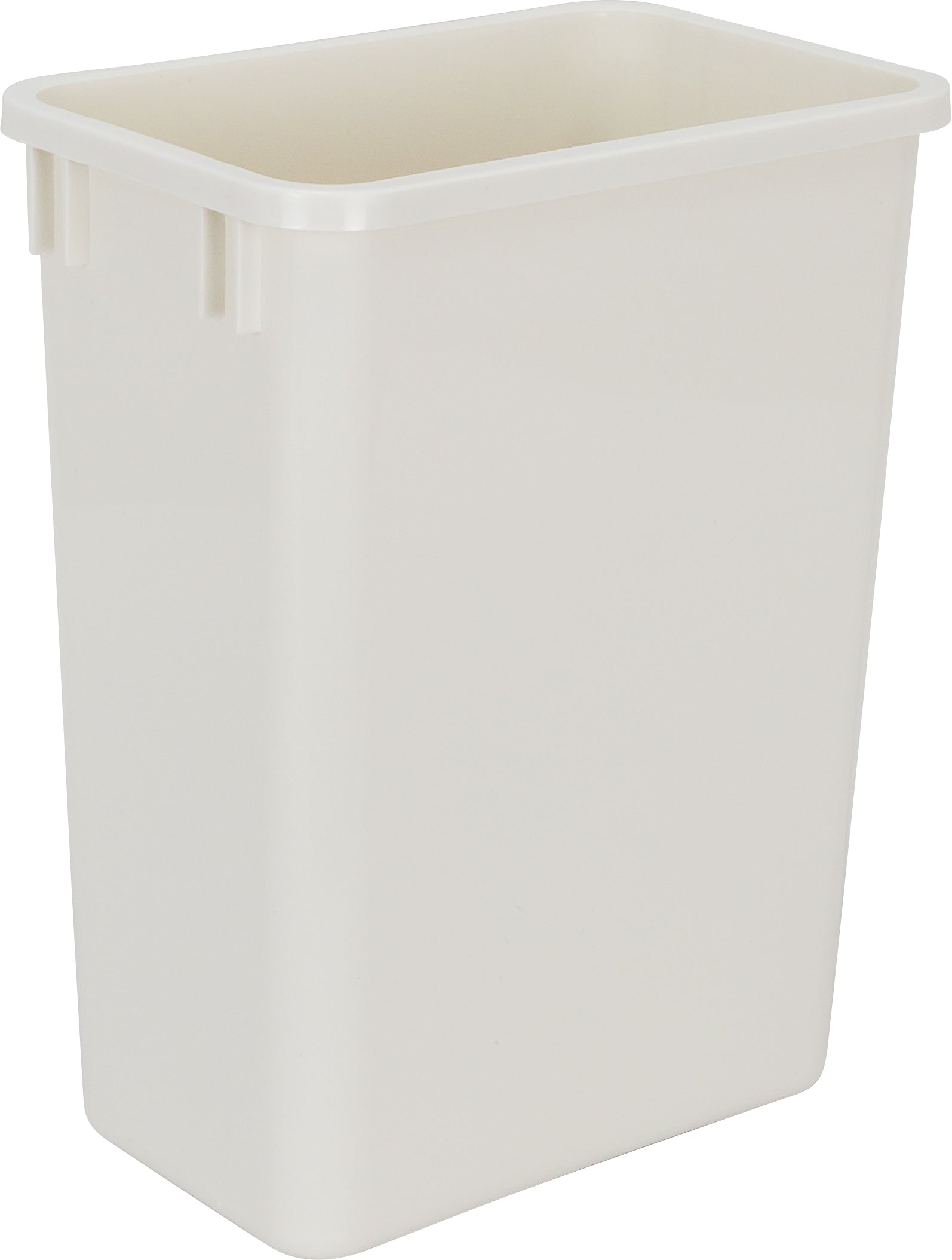 Single White 35 Quart Top-Mount Trashcan Pullout for 12" Opening | KitchBath